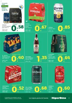 Vista previa HiperDino folleto válido desde el 25/08/2026 | Página: 31 | Productos: Ingredientes, Cerveza, Té, Alcohol