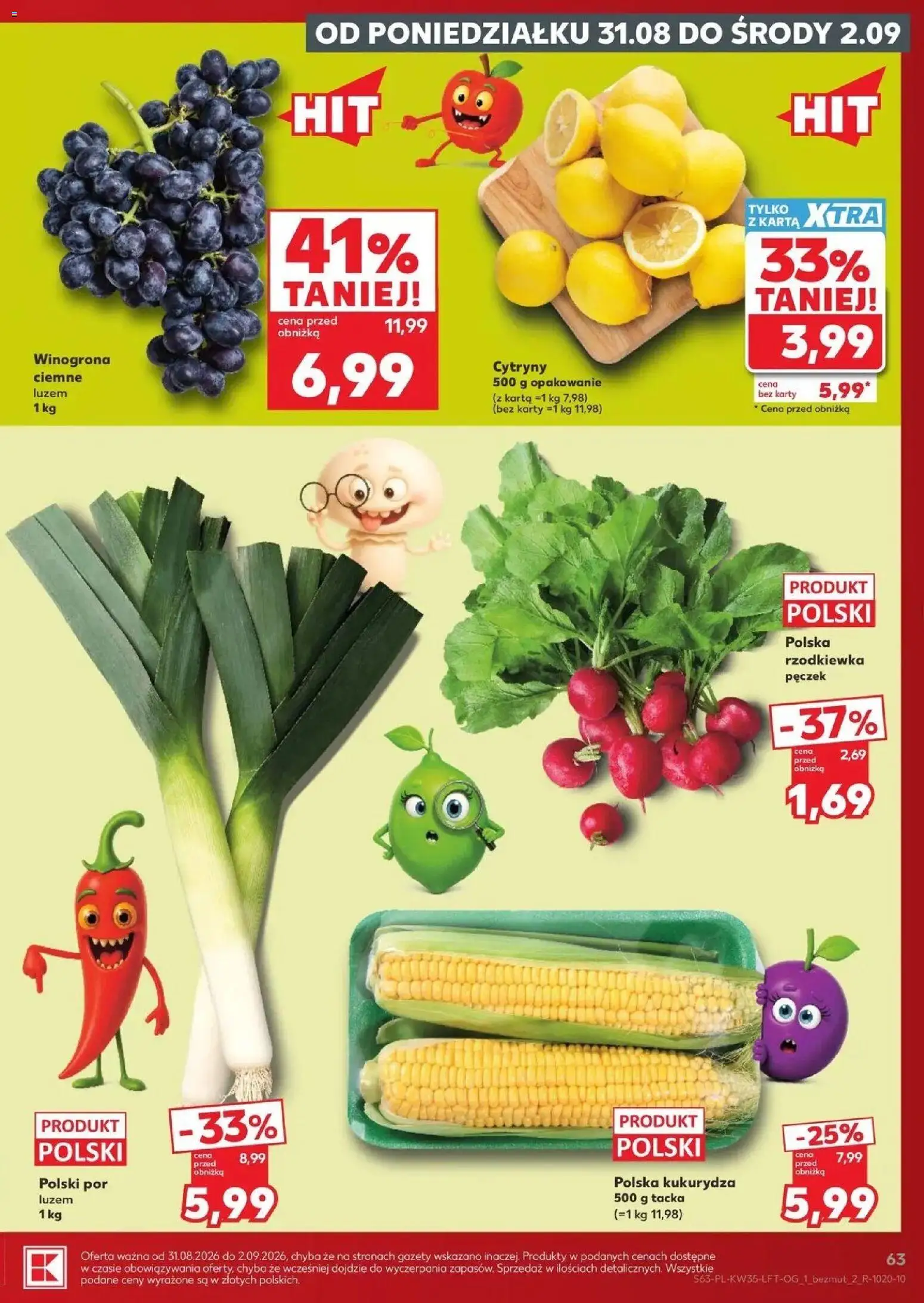 Kaufland gazetka od 27.08.2026 - od jutra PDF | Strona: 63