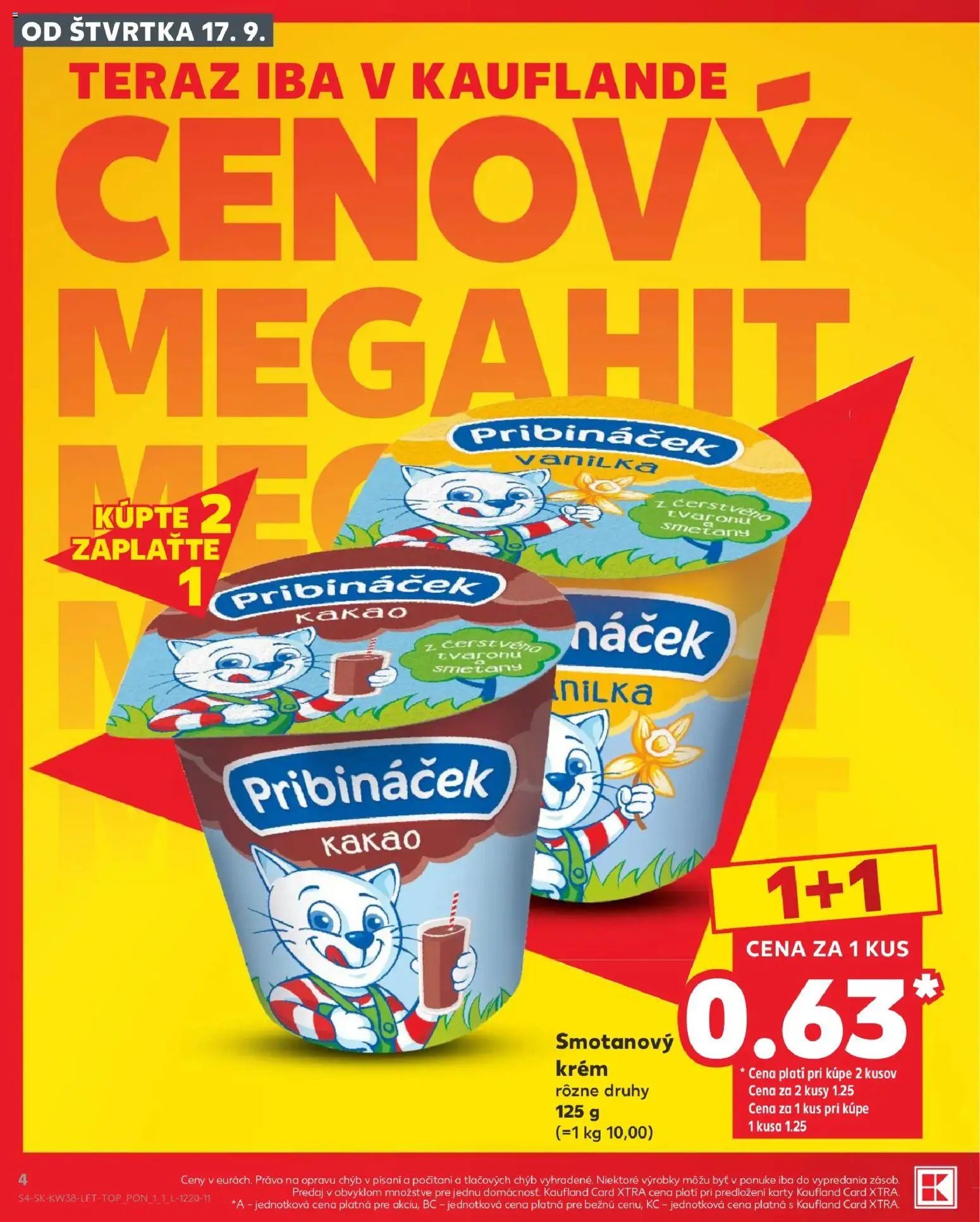 Kaufland SK akciós ujság - amely érvényes a következő dátumtól: 2026.09.17. | Oldal: 4