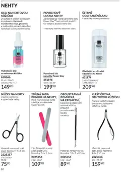 Náhled letáku Avon Katalog 08/2026 od 01.08.2026 | Strana: 60 | Produkty: Olej, Nůžky na nehty, Nehty, Lak na nehty