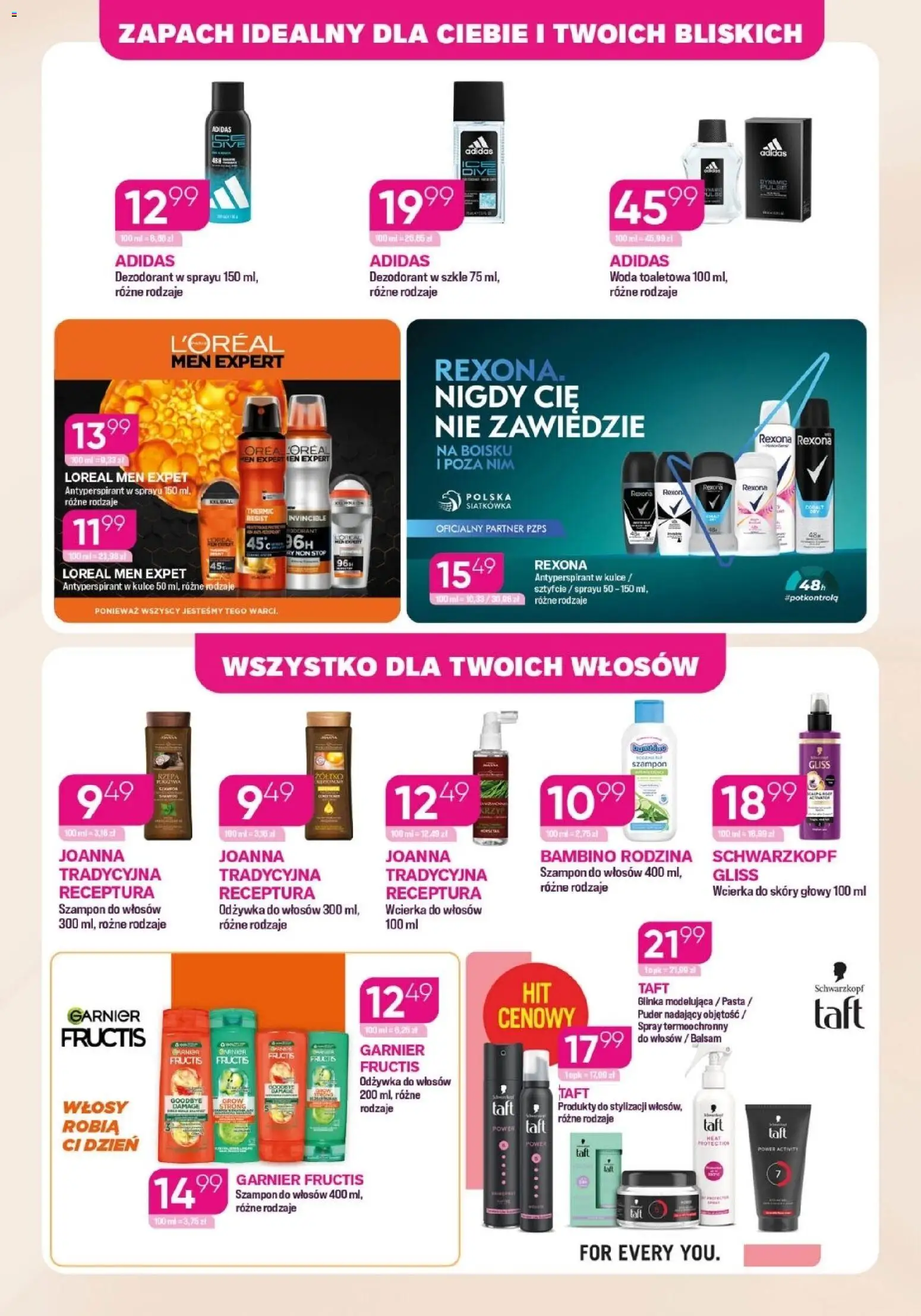 Koliber gazetka od 10.08.2026 | Strona: 3 | Produkty: Puder, Odżywka, Dezodorant, Woda