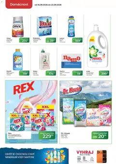 Náhled letáku Tamda Foods leták od 16.09.2026 | Strana: 52 | Produkty: Čistící prostředek, Mattoni, Ariel, Parfém