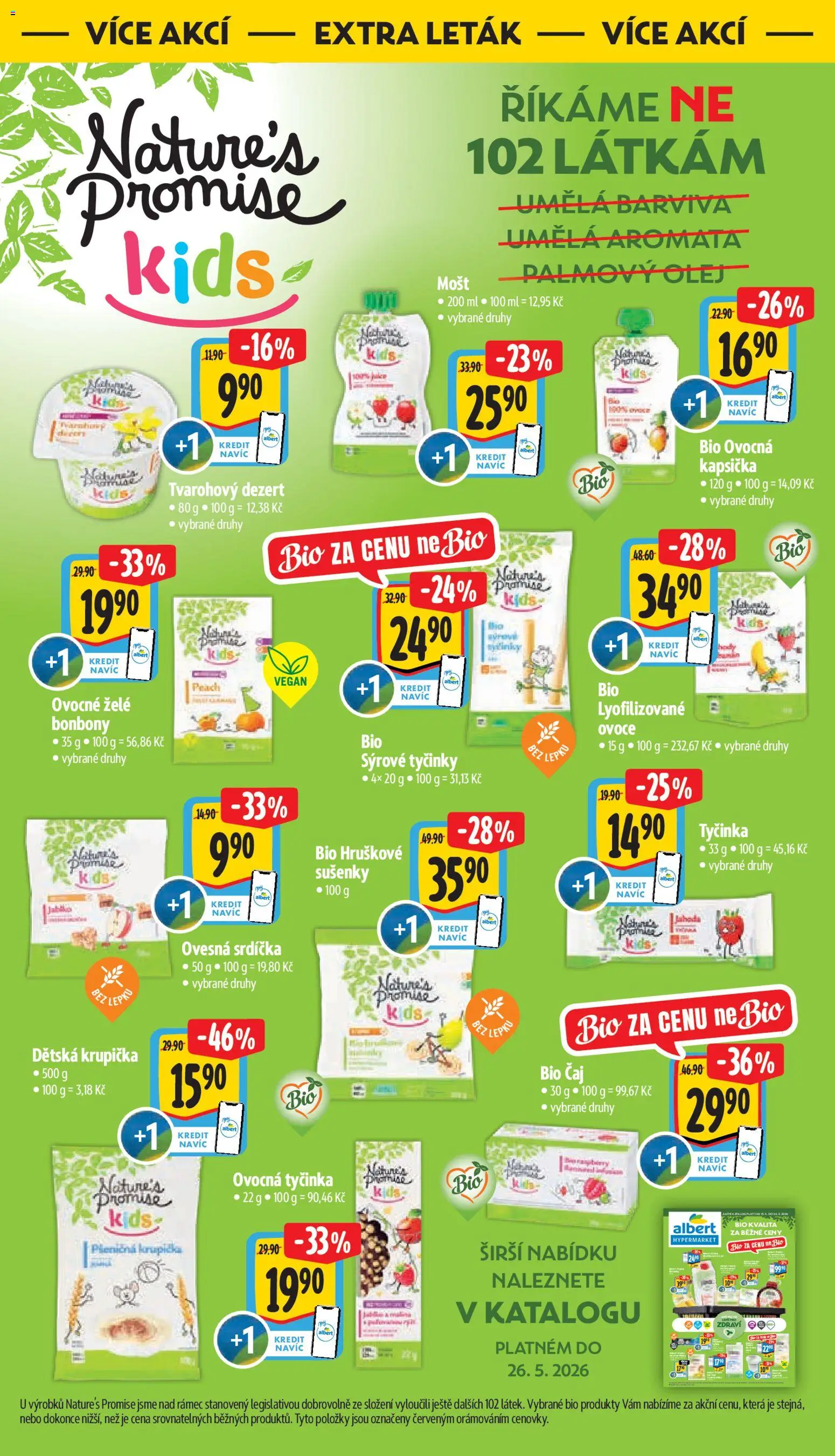 Albert leták - Hypermarket od 20.05.2026 | Strana: 34 | Produkty: Tvarohový dezert, Olej, Bonbóny, Tyčinky