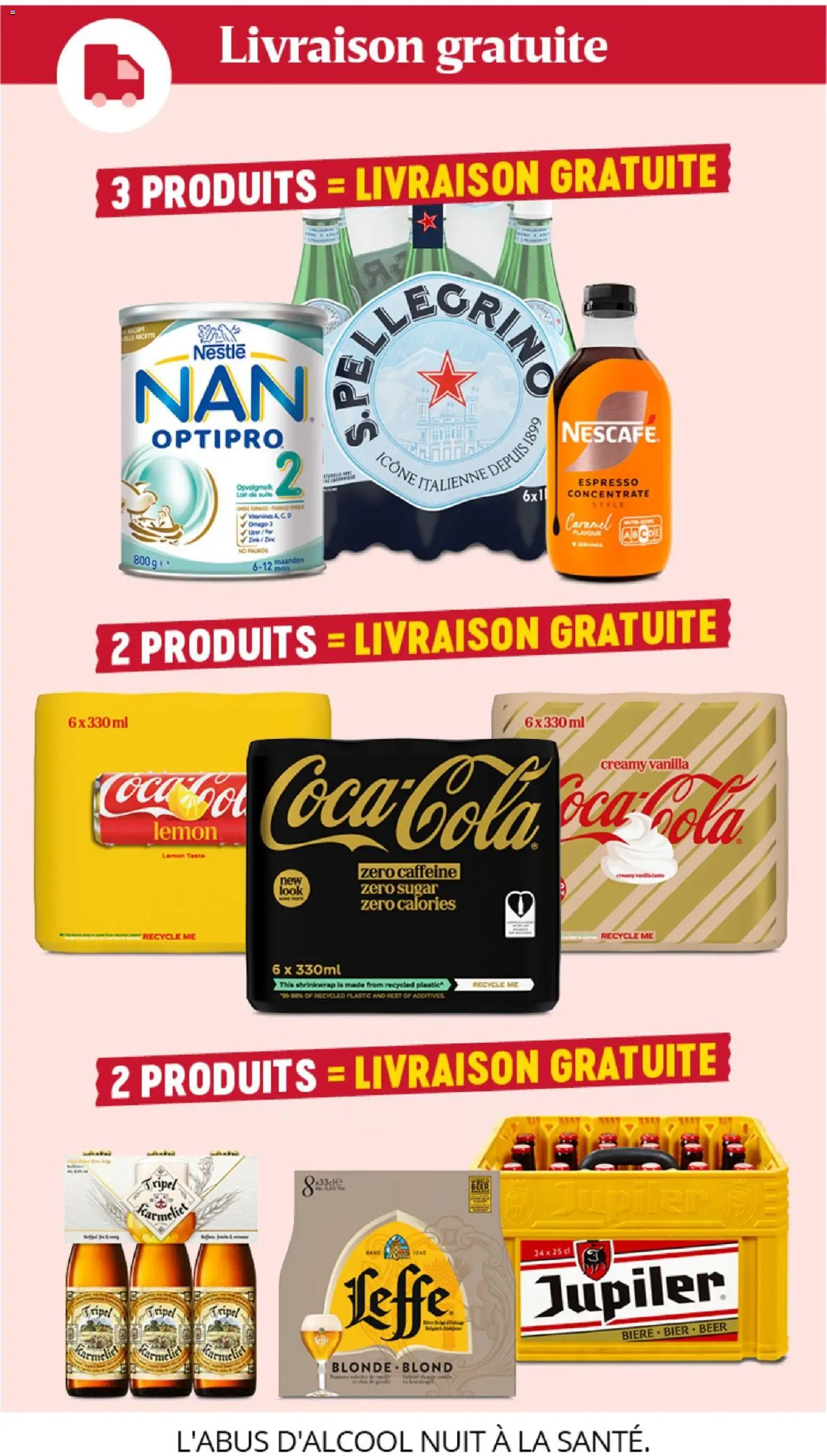 {H1} | Pagina: 2 | Producten: Bier, Coca-Cola Zero, Nescafe, Water