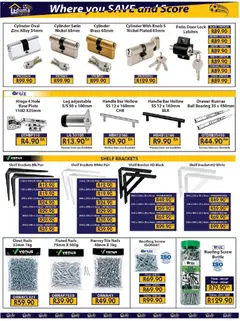 Laduma Hardware specials catalogue – valid from 16/09/2026 | Page: 20 | Products: Plate, Lock, Shelf