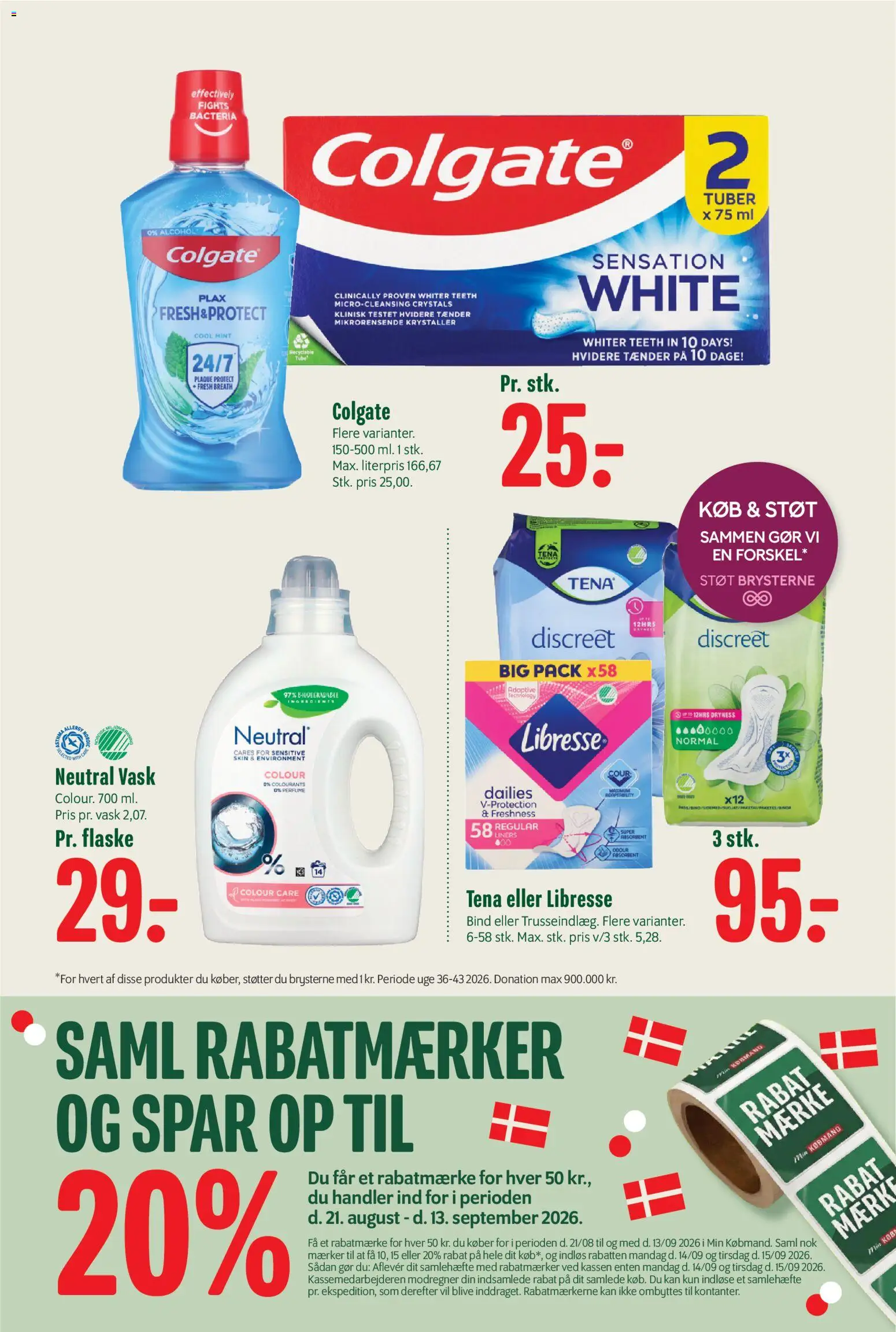 Min Købmand tilbudsavis – gyldig fra 04/09/2026 | Side: 20 | Produkter: Søm