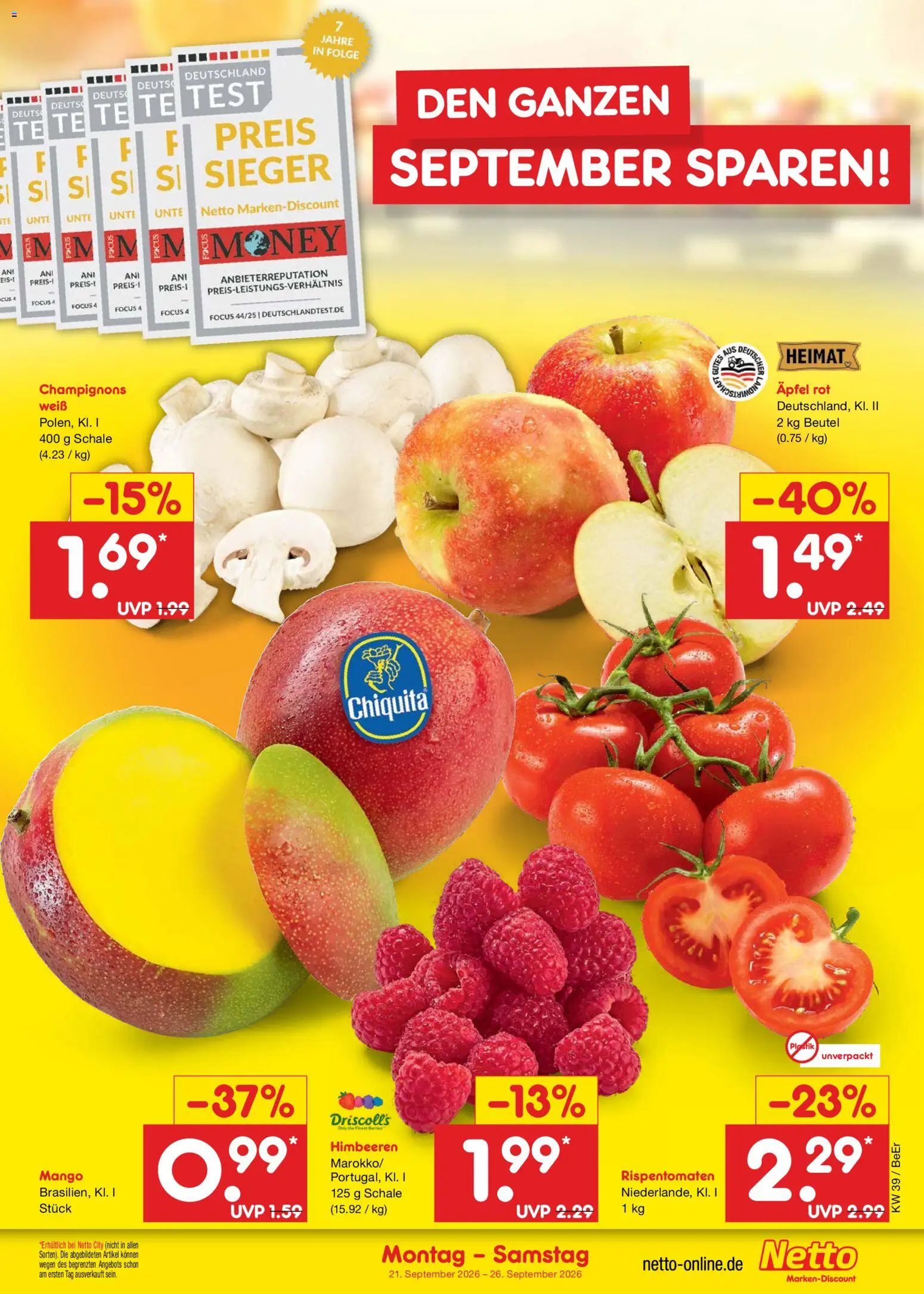 Netto Marken-Discount Prospekt – gültig ab 21.09.2026 | Seite: 5