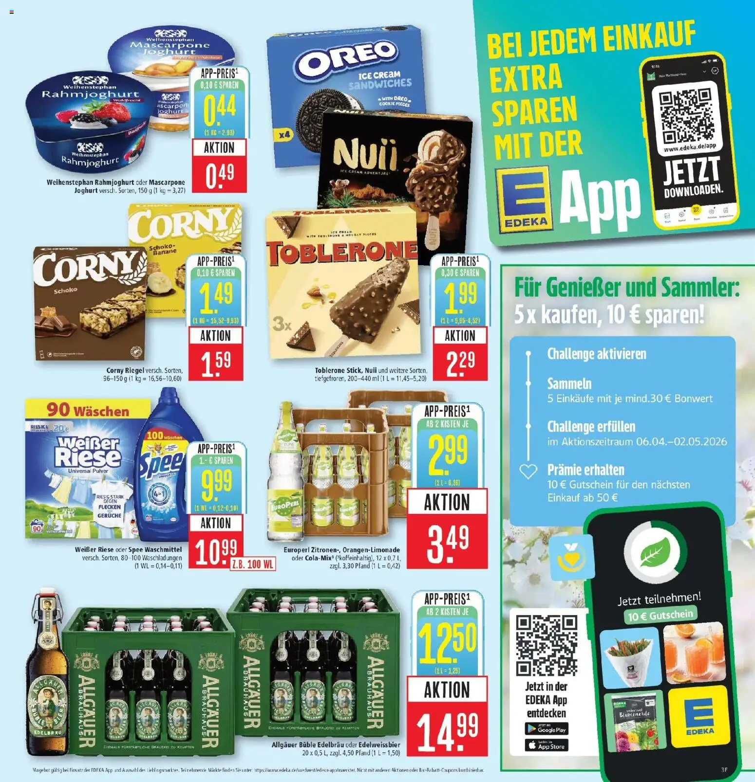 Marktkauf Prospekt Weil Am Rhein	 – gültig ab 27.04.2026 | Seite: 3 | Produkte: Corny riegel, Mascarpone, Joghurt, Waschmittel