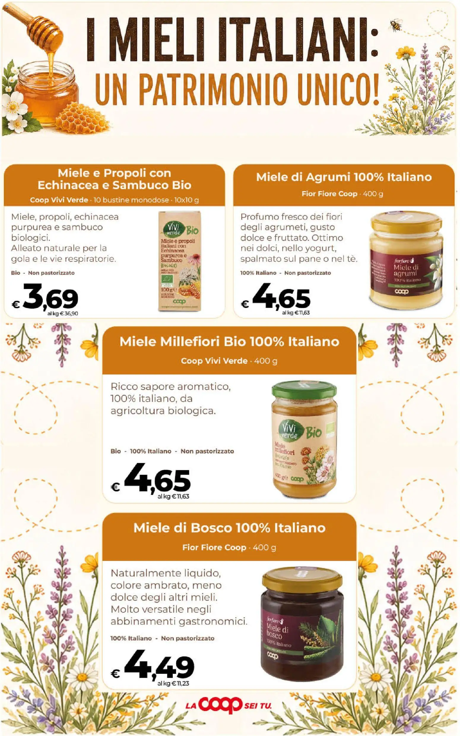 Volantino Ipercoop del 01/09/2026 | Pagina: 37 | Prodotti: Pane, Agrumi, Fiori, Miele