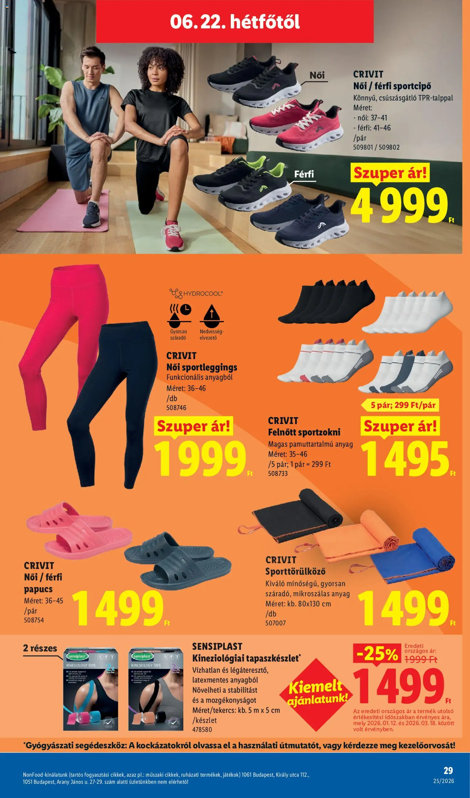Lidl akciós ujság - amely érvényes a következő dátumtól: 18.06.2026 | Oldal: 29