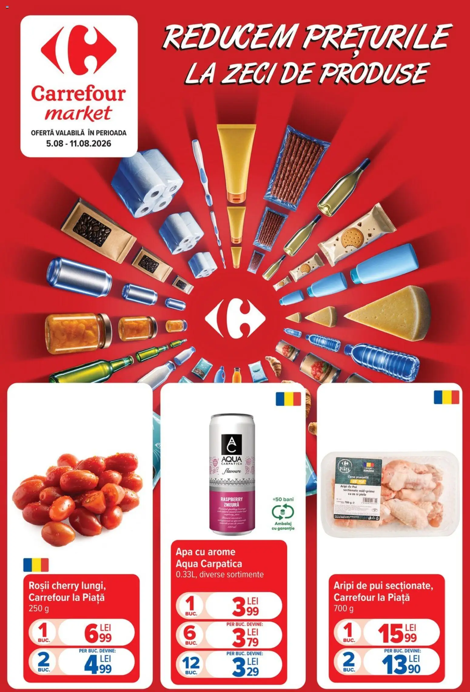 Noul catalog Carrefour – valabil de la 05.08.2026 | Pagină: 1