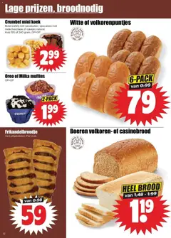 Dirk folder week 23 - Voorbeeld van een folder van Dirk, geldig van 03.06.2026 | Pagina: 8 | Producten: Muffins, Brood, Oreo