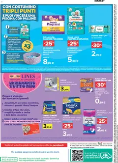 Anteprima del volantino Carrefour volantino Market - Speciale Grandi Offerte valido a partire dal 19.05.2026 | Pagina: 2 | Prodotti: Piscina, Data, Pampers, Scaffale