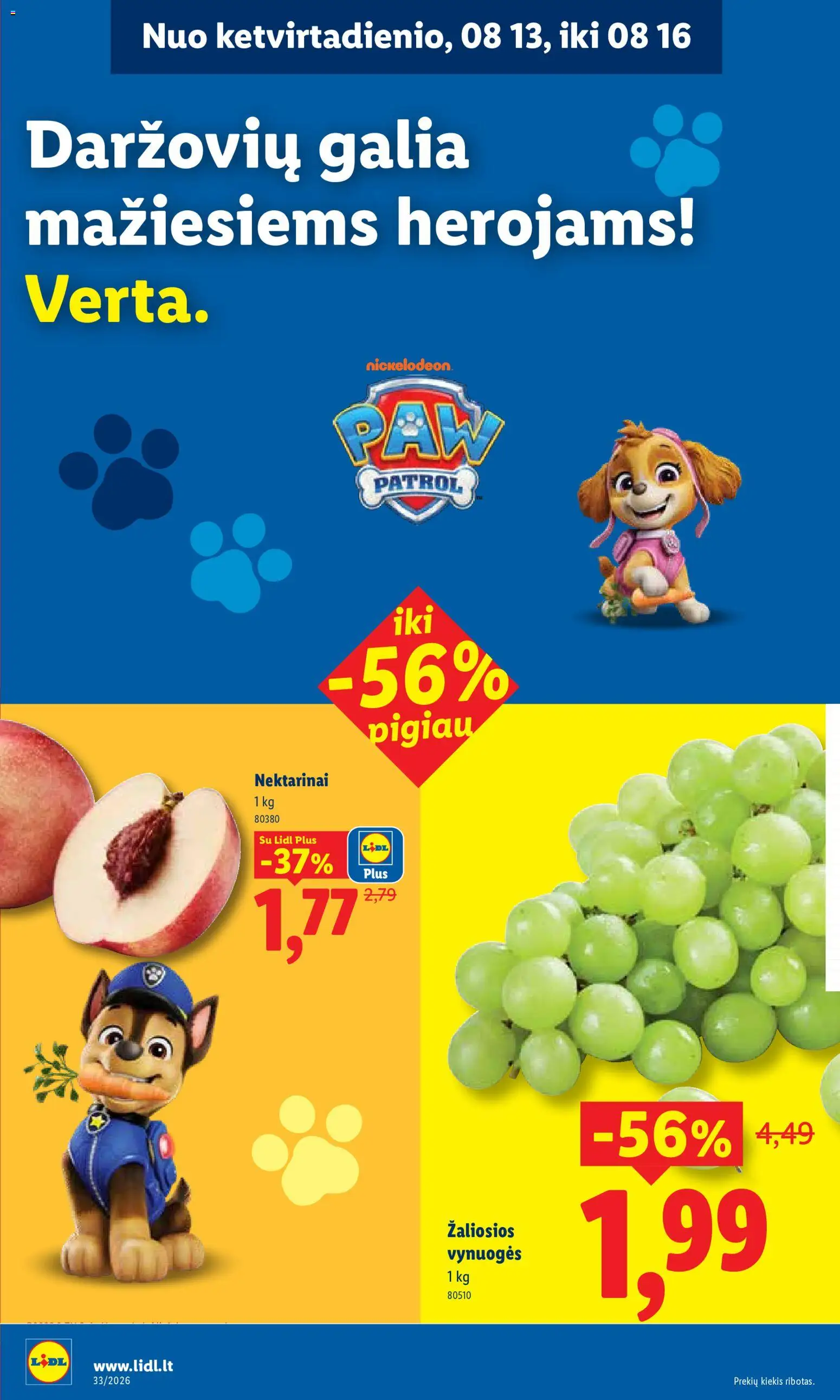 LIDL akcijos nuo 2026.08.10 | Puslapis: 34