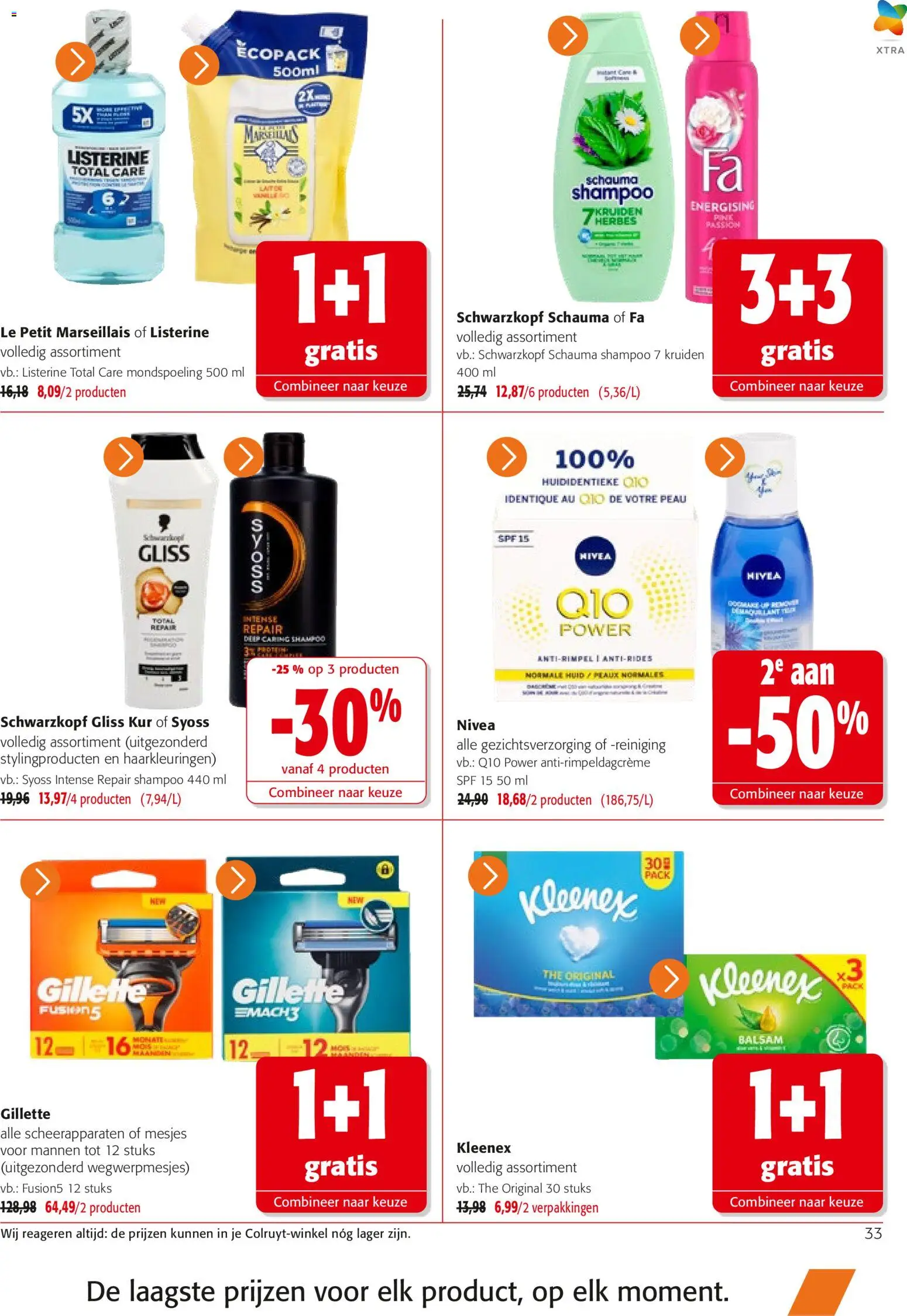 {H1} | Pagina: 33 | Producten: Listerine, Kruiden, Mondspoeling, Shampoo