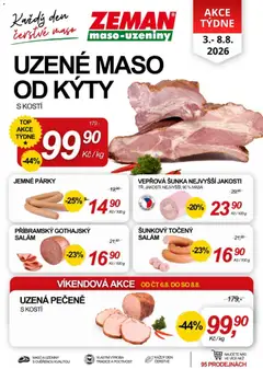 Náhled letáku Prodejny Zeman leták od 03.08.2026