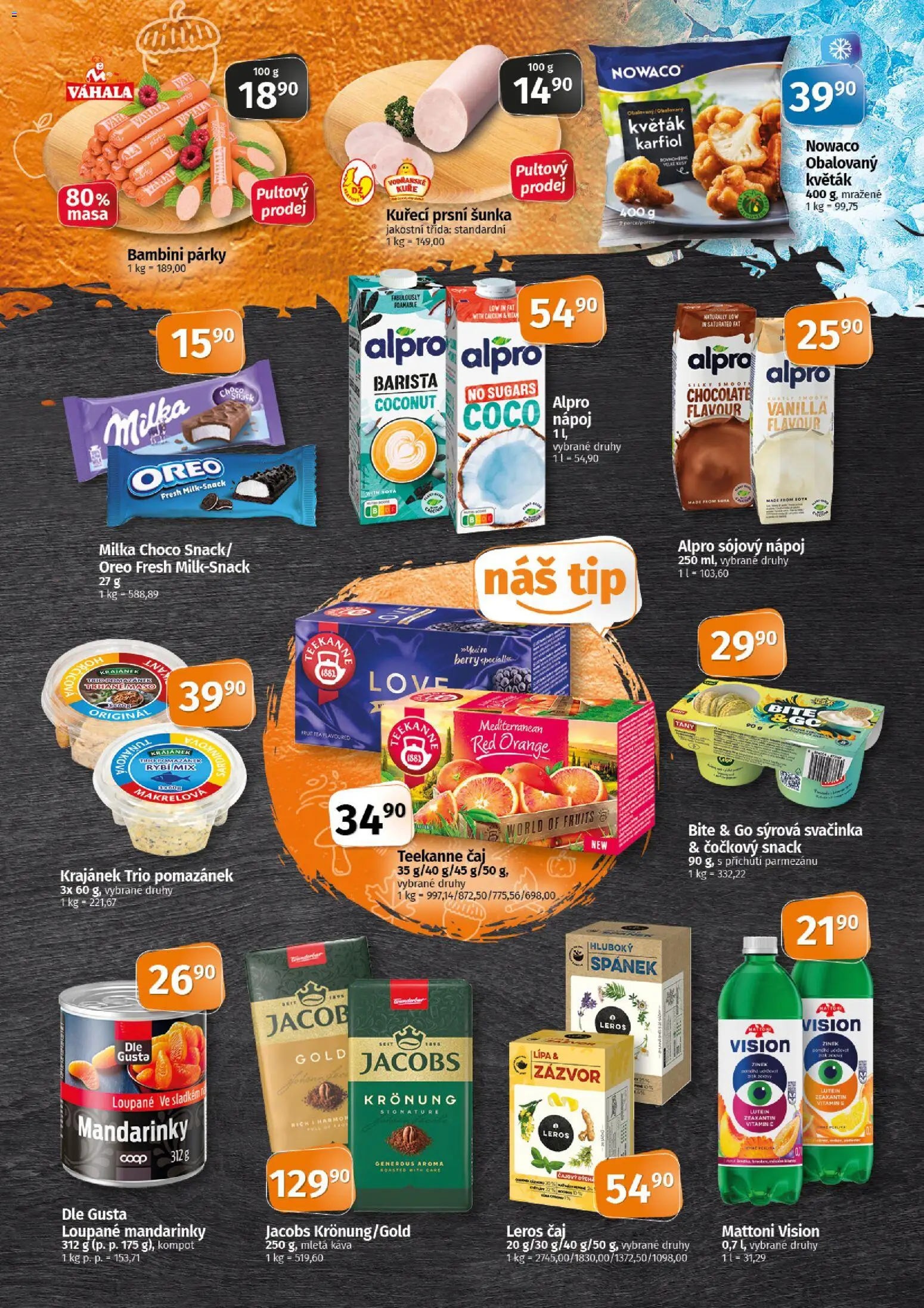 Coop leták - Tip Extra od 30.09.2026 | Strana: 3 | Produkty: Káva, Milka, Oreo, Alpro