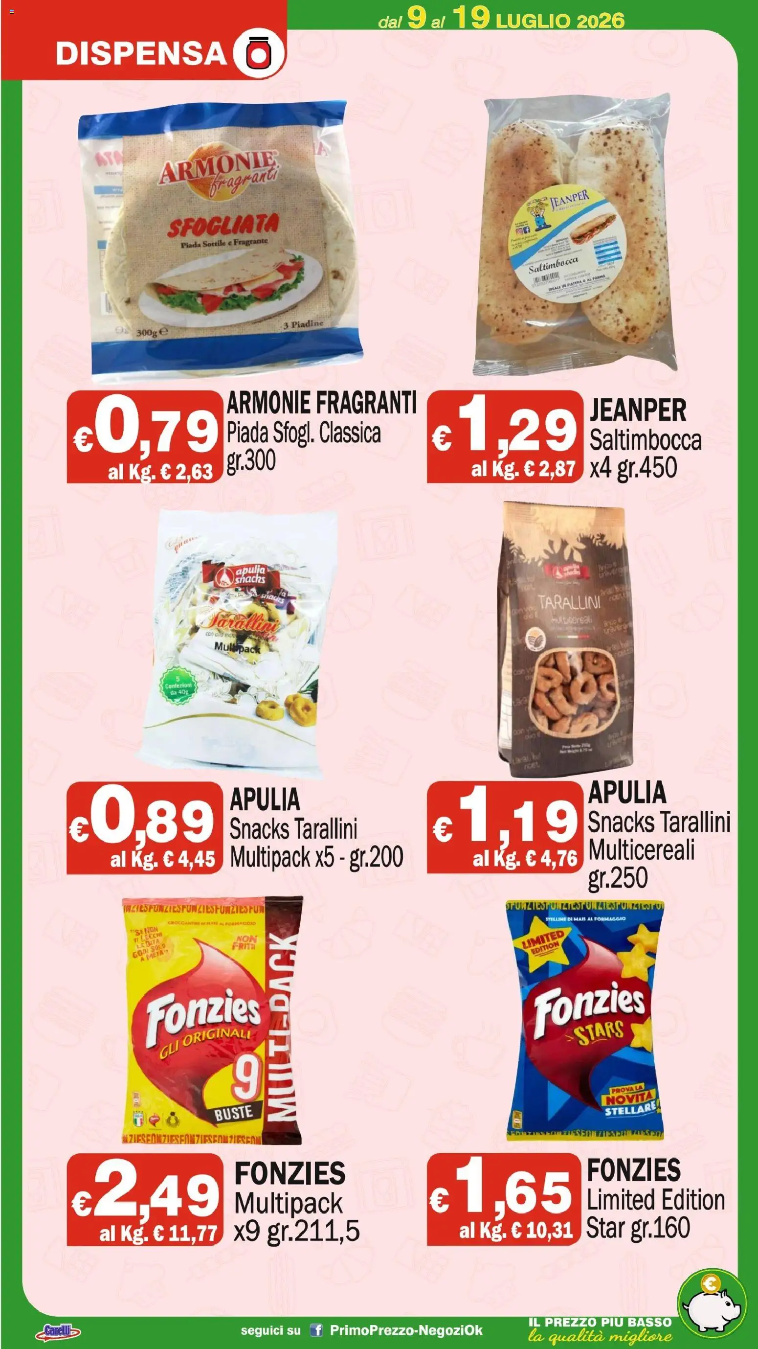 Volantino Primo Prezzo del 09/07/2026 | Pagina: 15