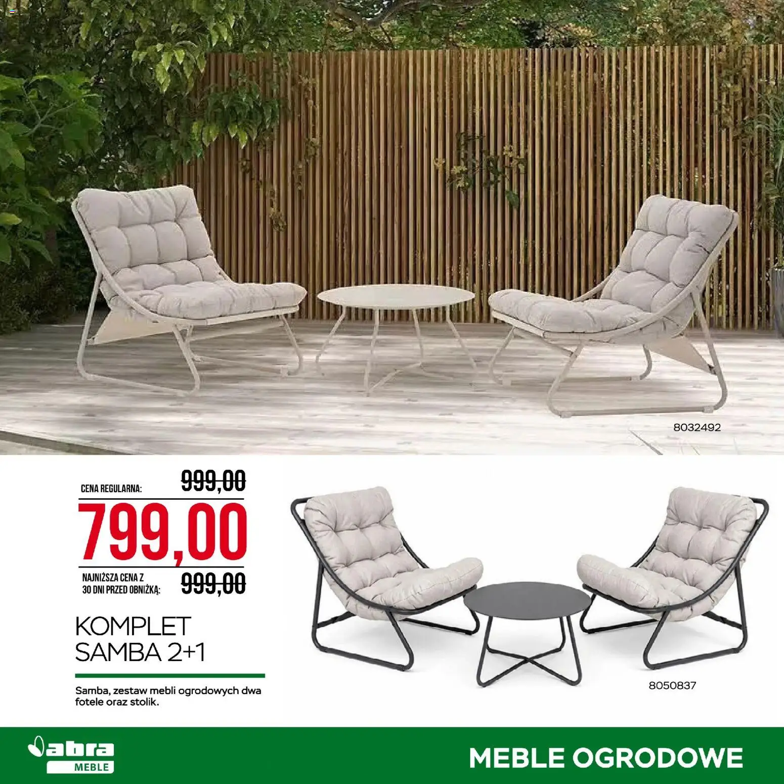 Abra meble gazetka od 03.07.2026 | Strona: 6 | Produkty: Meble ogrodowe