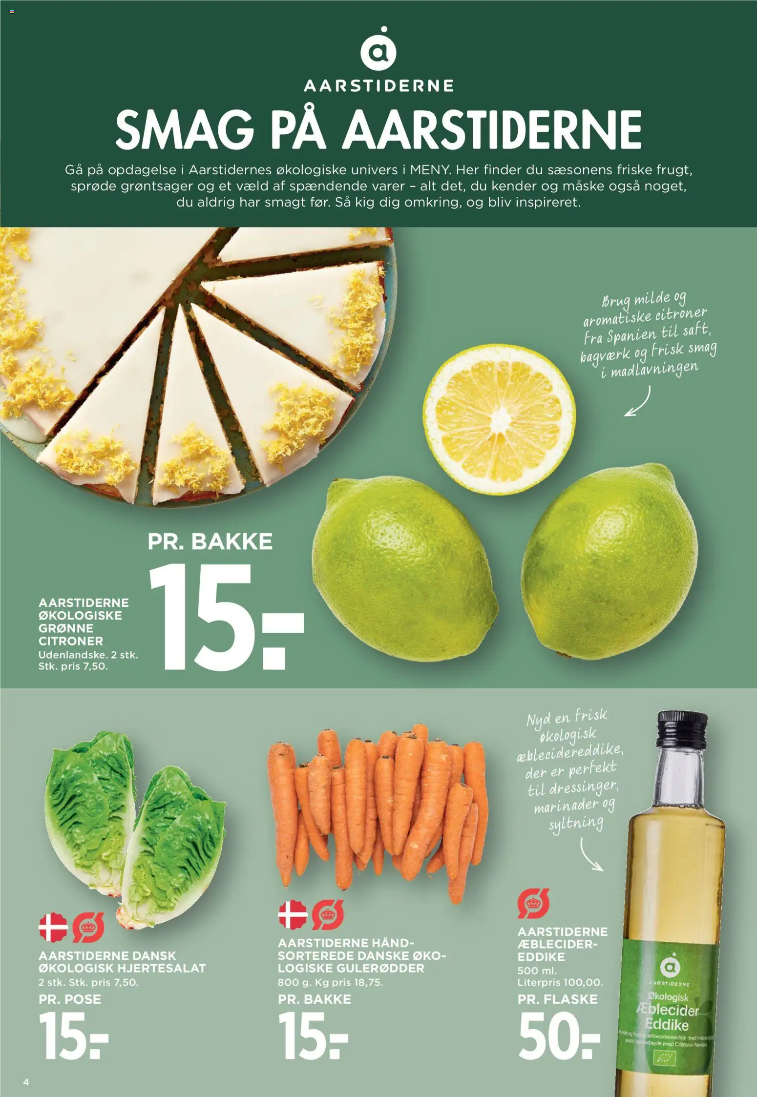 Meny tilbudsavis – gyldig fra 07/08/2026 | Side: 4 | Produkter: Maske, Citroner, Gulerødder, Eddike