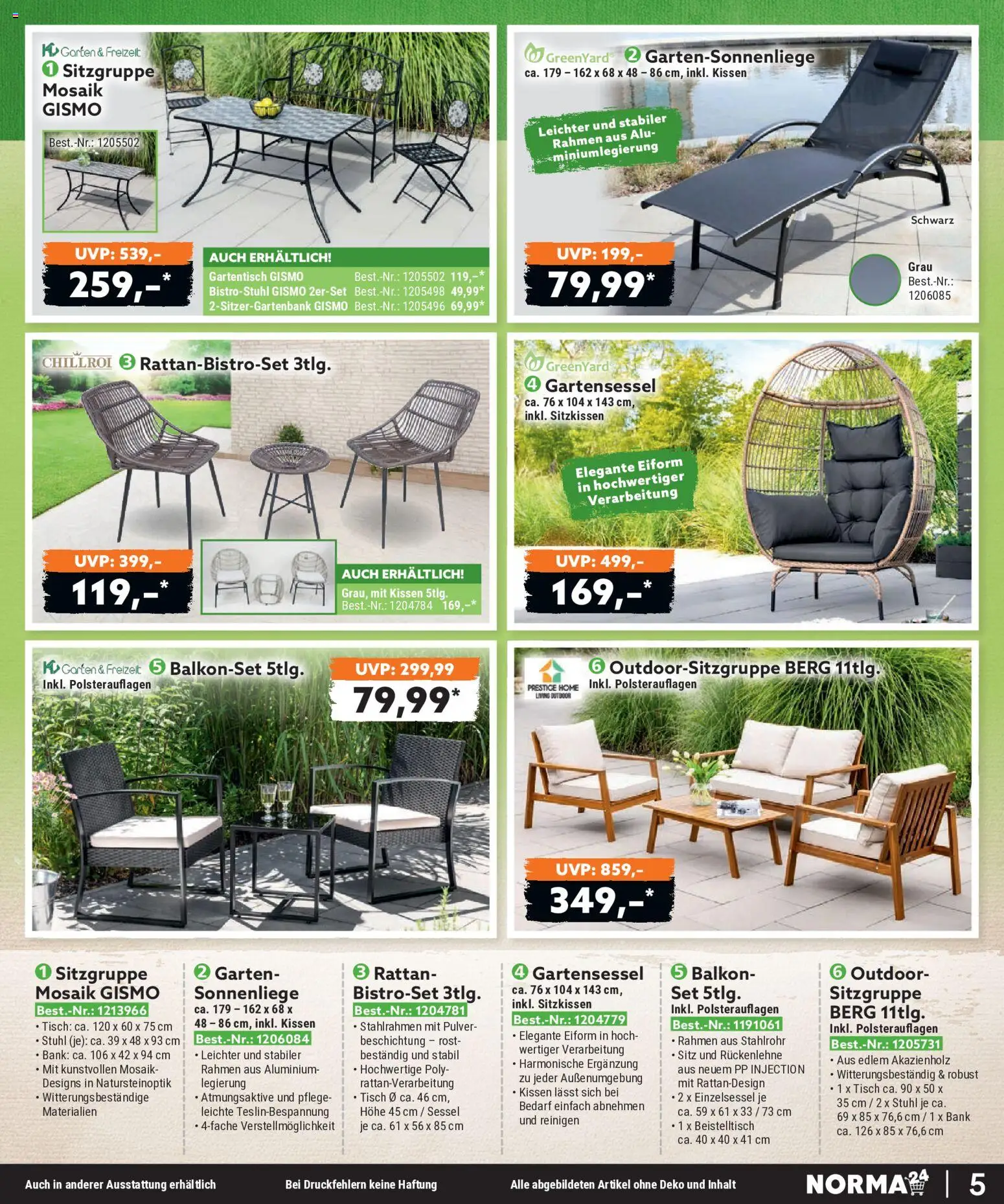 Norma Bestellmagazin Mai 2026 – gültig ab 08.05.2026 | Seite: 5