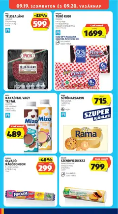 PICK TÉLISZALÁMI, szeletelt, 70 g/csomag, 8 557,14 Ft/kg - amely érvényes a következő dátumtól: 2026.09.17. | Oldal: 24