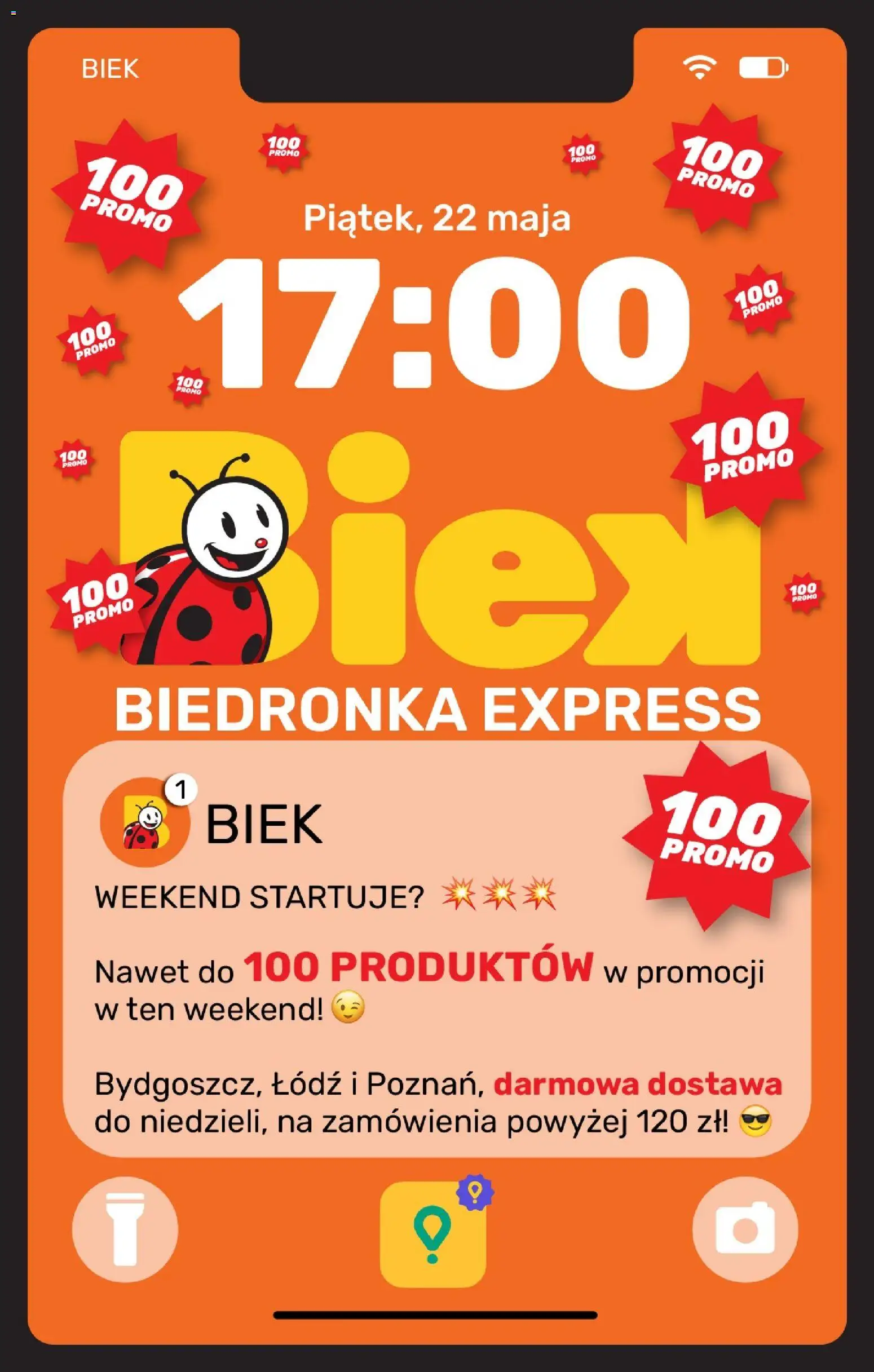 Biedronka gazetka - Biek od 22.05.2026 | Strona: 1