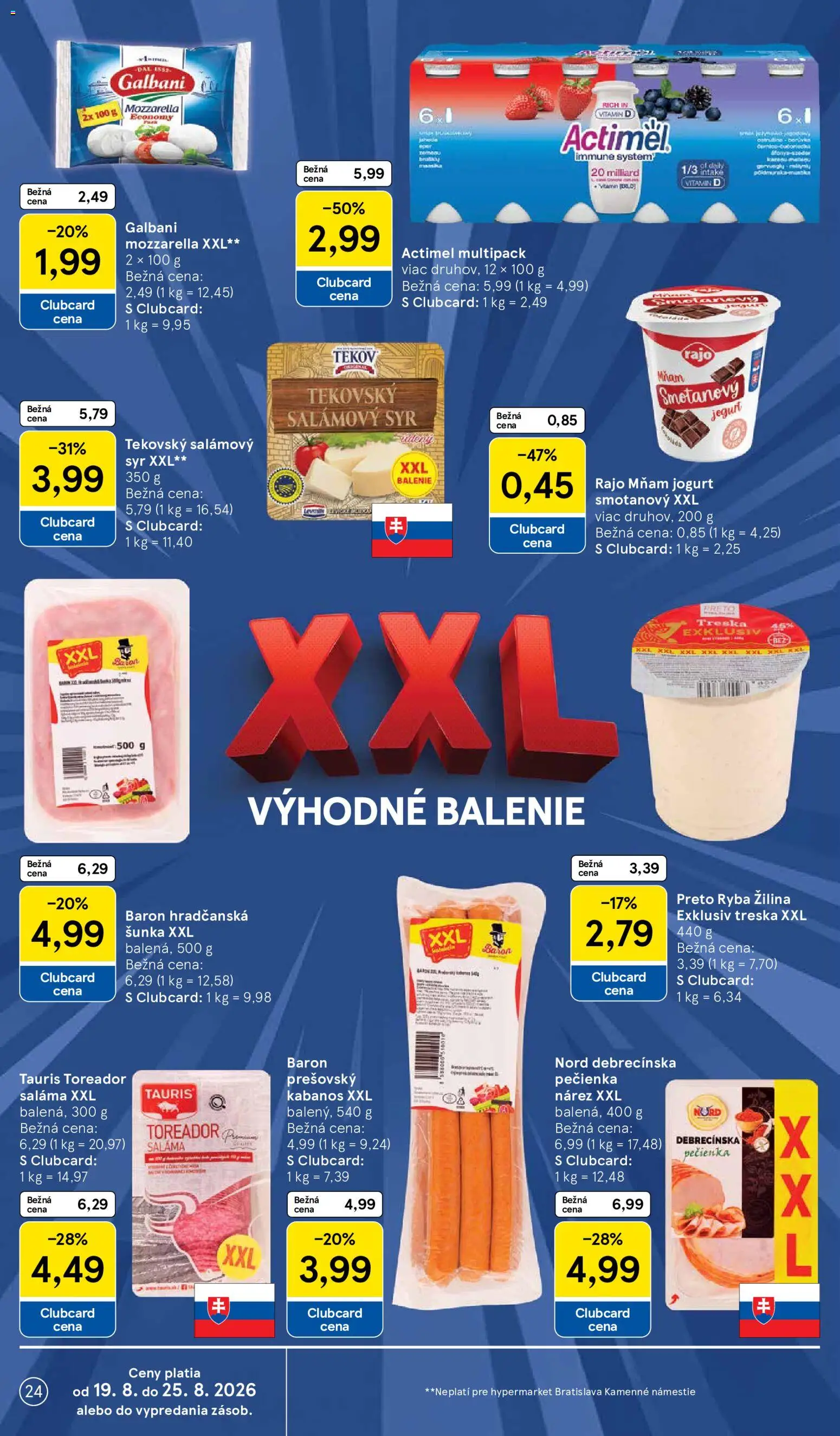 Nové Tesco akcie – leták je platný od 19.08.2026 | Strana: 24