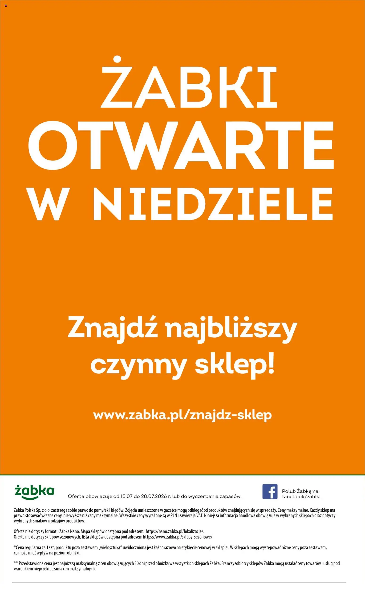 Żabka gazetka - Codzienne produkty od 15.07.2026 | Strona: 16