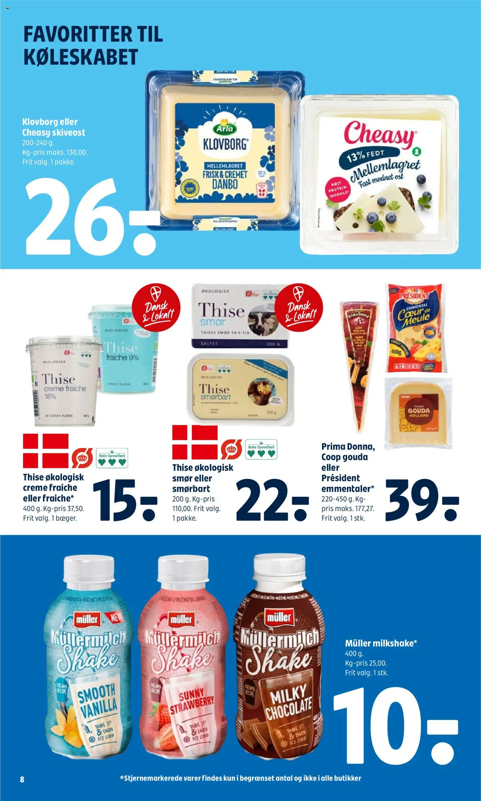 Coop 365 tilbudsavis – gyldig fra 09/07/2026 | Side: 12 | Produkter: Smør, Ost, Fløde, Skiveost