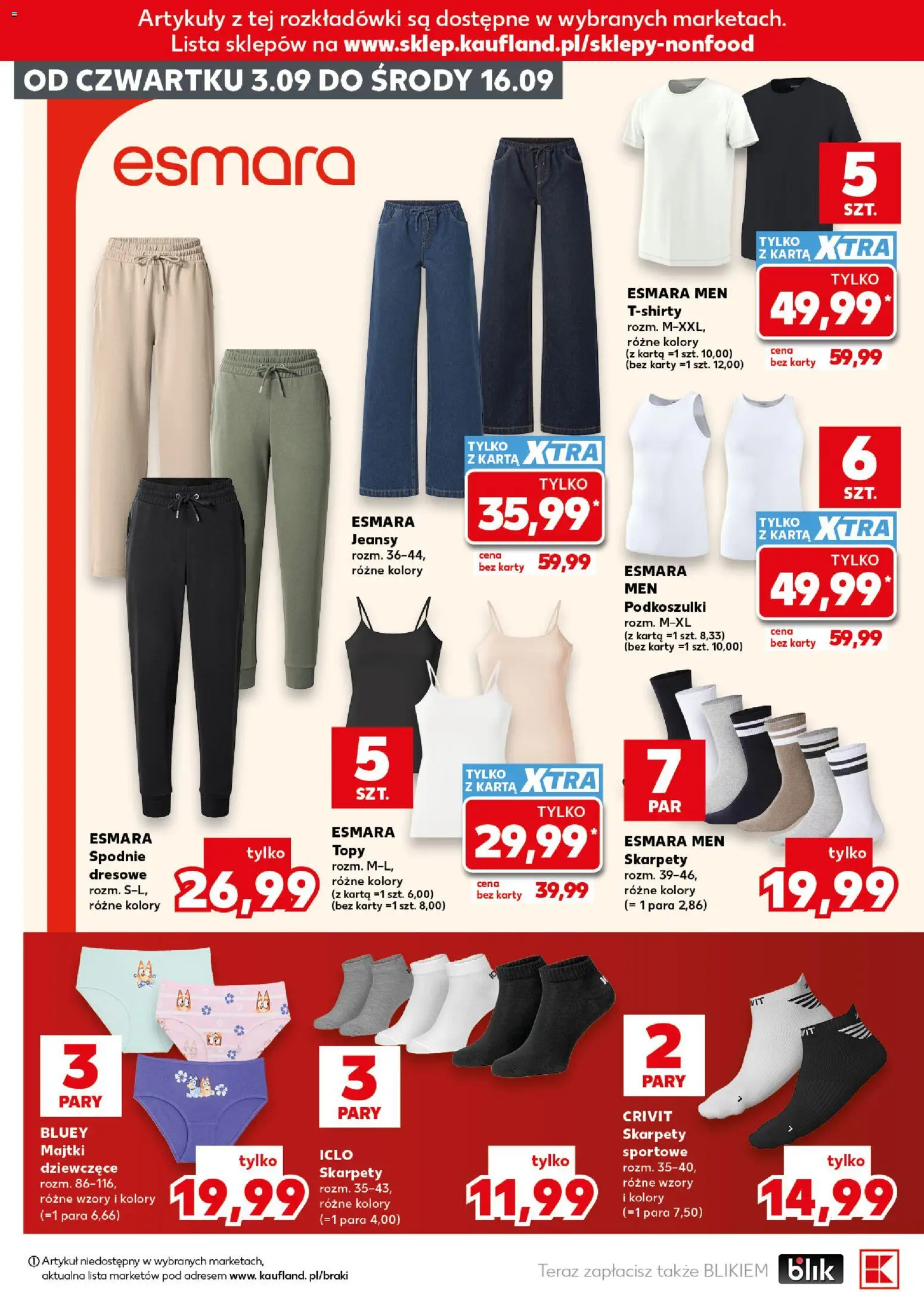 Kaufland Polsko leták - Złap okazje od 03.09.2026 | Strana: 16 | Produkty: Karty