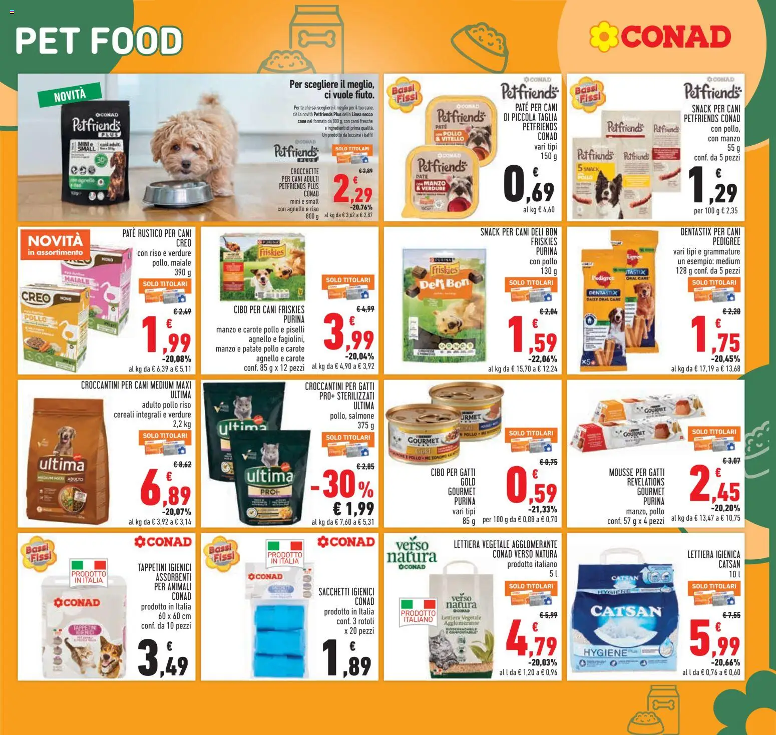 Volantino Conad del 08.04.2026 | Pagina: 23 | Prodotti: Paté, Maiale, Cereali, Patate