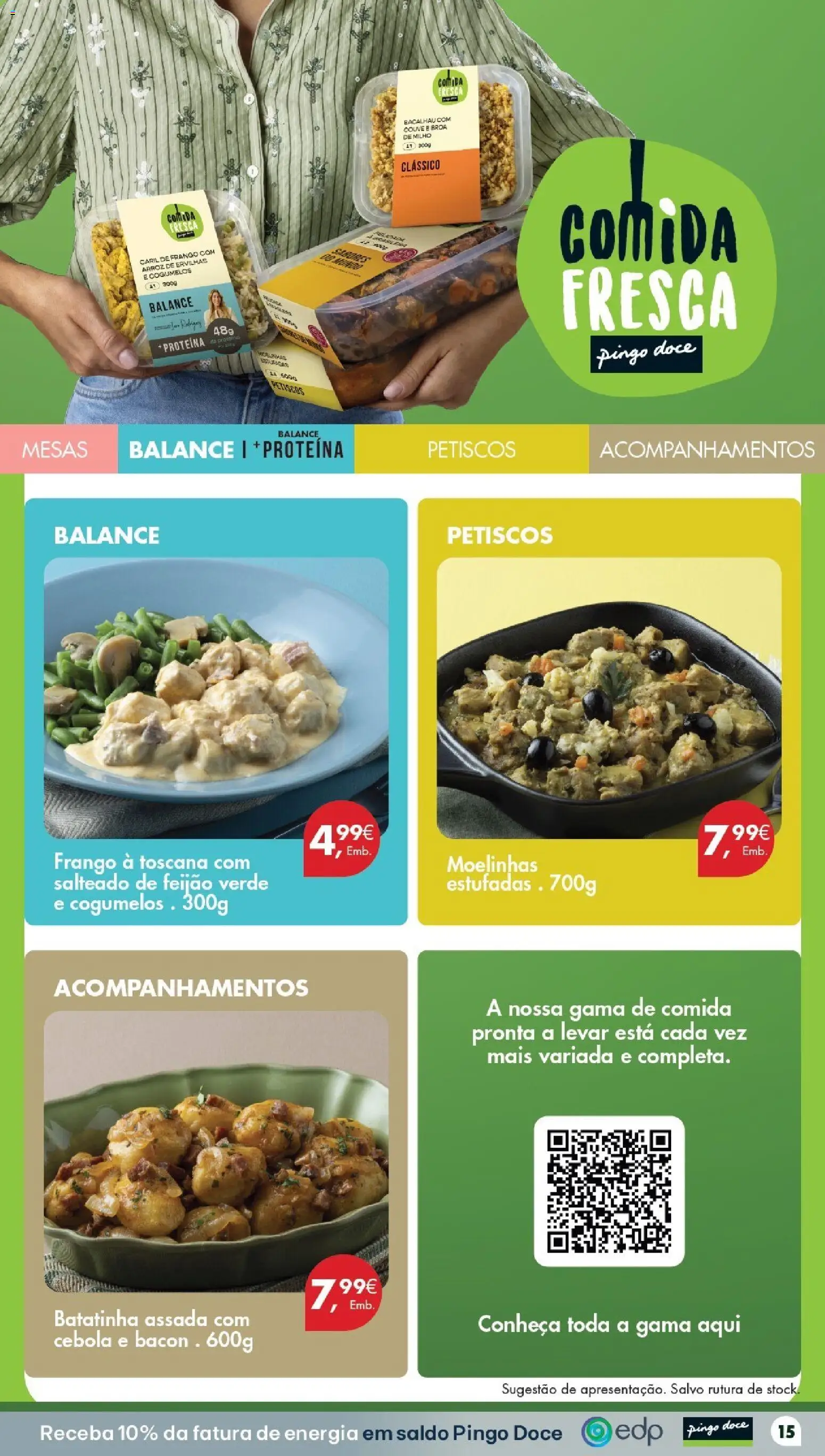 Pingo Doce folheto Poupe Esta Semana Açores │ válido de 30/10/2026 | Página: 15 | Produtos: Cebola, Arroz, Feijão, Couve