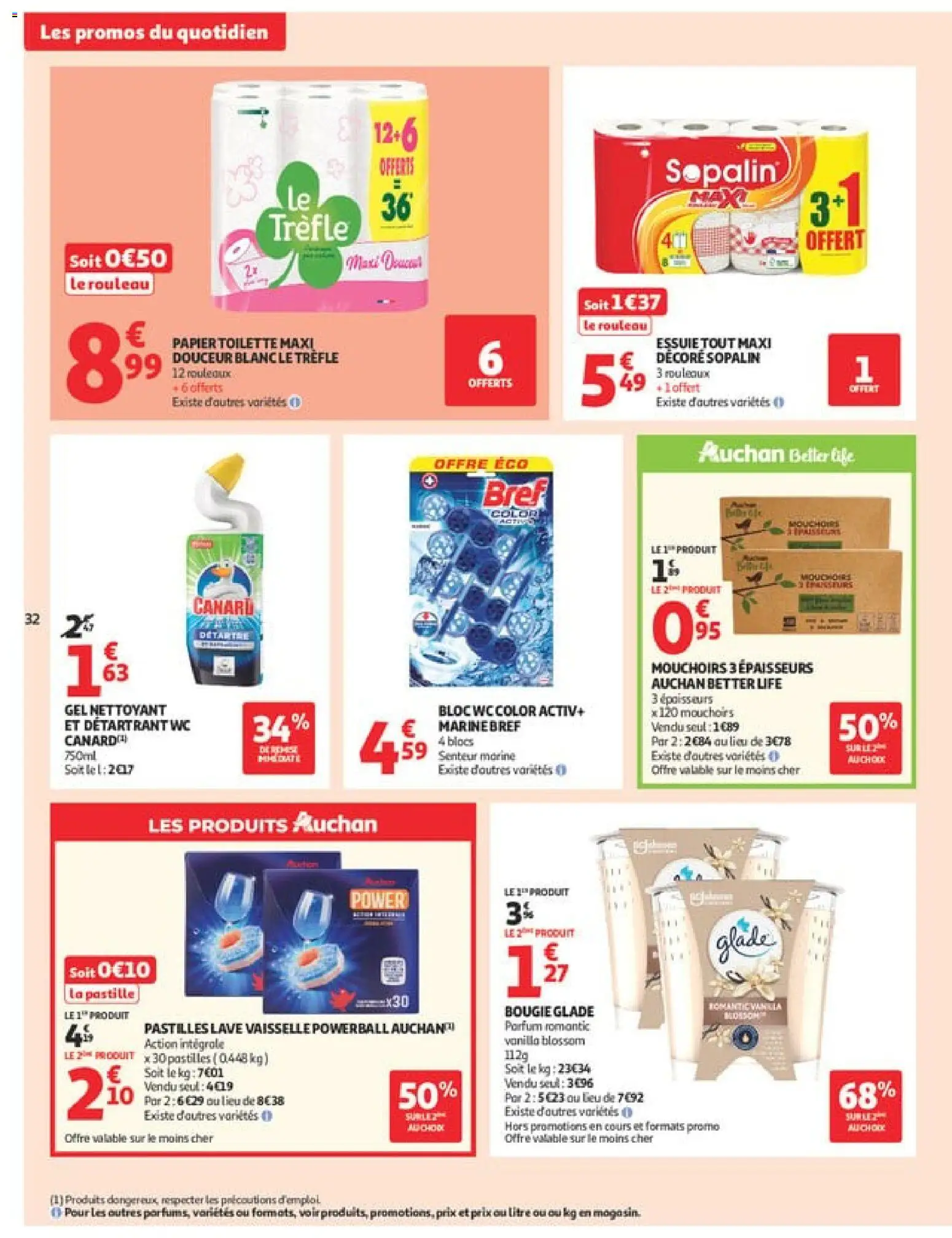 {H1} | Page: 32 | Produits: Volaille, Filet de saumon, Céréales, Saumon