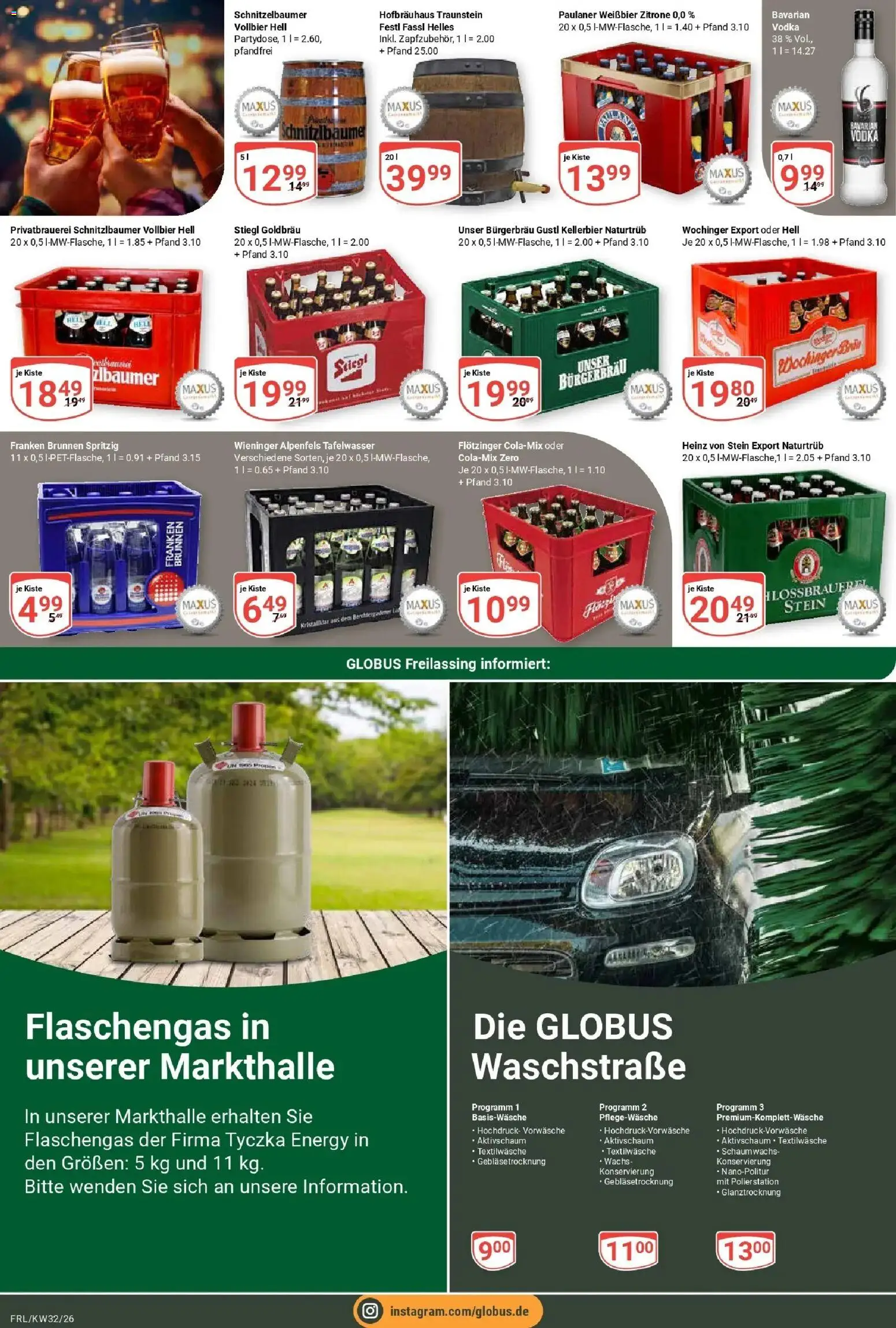 Globus Prospekt Freilassing (ab 03.08.2026) » Angebote online | Seite: 19 | Produkte: Energy, Weißbier, Zitrone, Vodka