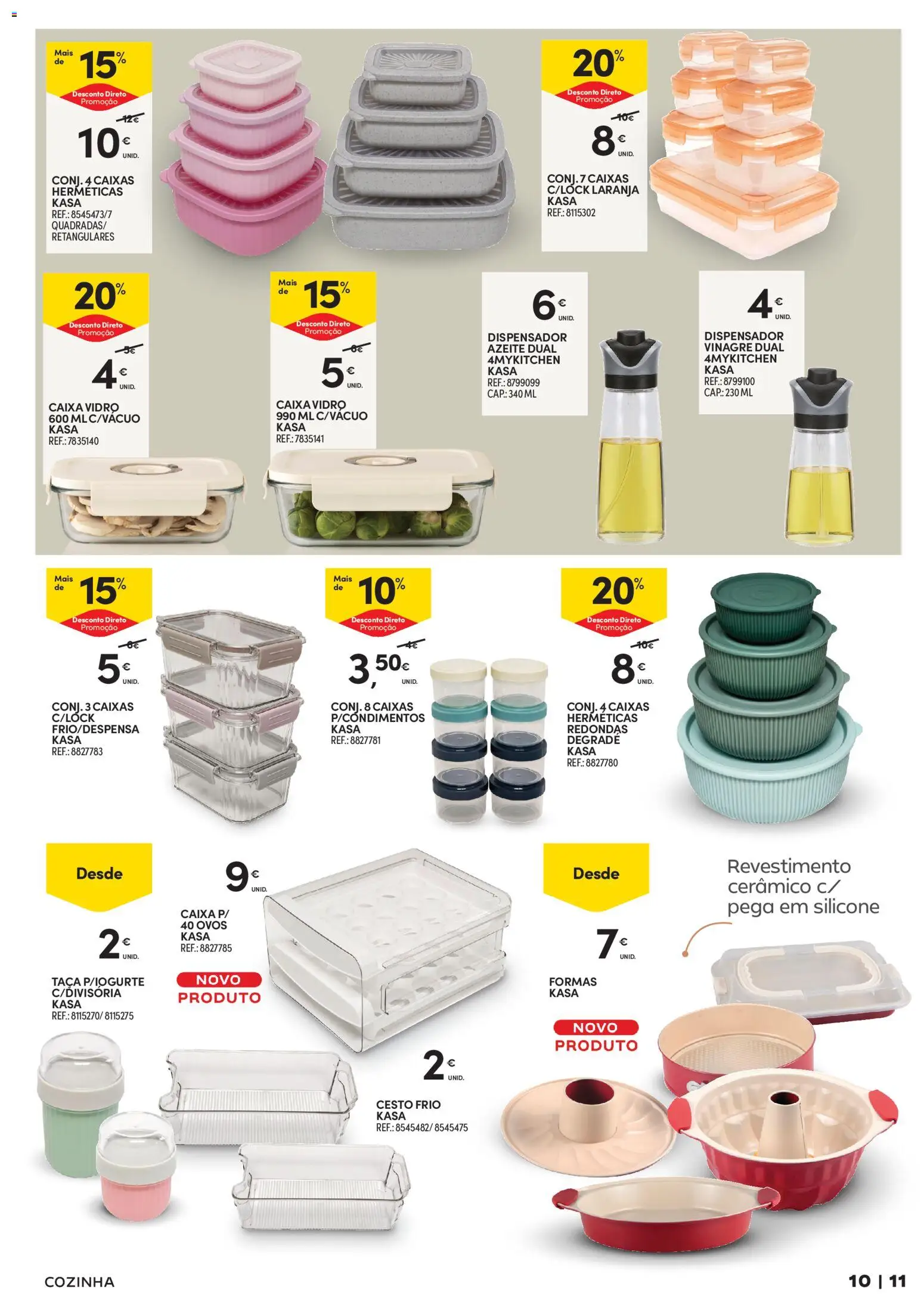 Continente Casa Outono Açores │ válido de 13/10/2026 | Página: 11 | Produtos: Vinagre, Azeite, Caixa, Ovos