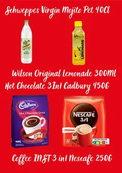 Offer preview "Shoprite Catalogue" | Page: 5 | Products: Chocolate, Coffee, Köntös, Pasirka
