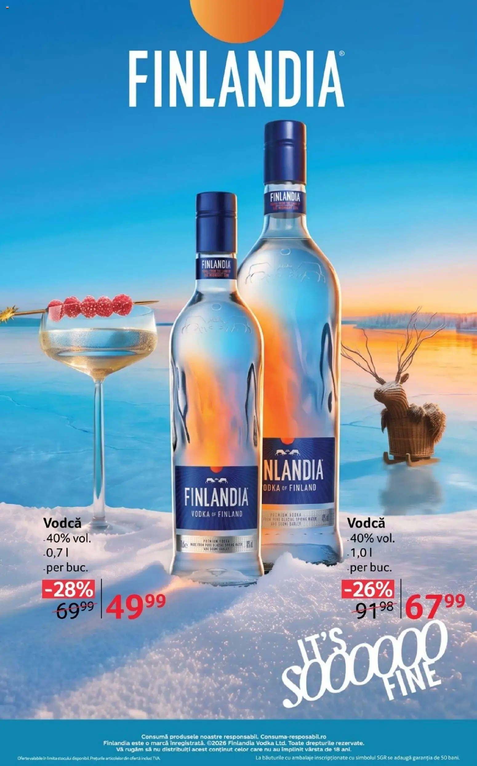 Noul catalog Selgros – valabil de la 30.10.2026 | Pagină: 15 | Produse: Premium, Vodca, Finlandia, Vodka