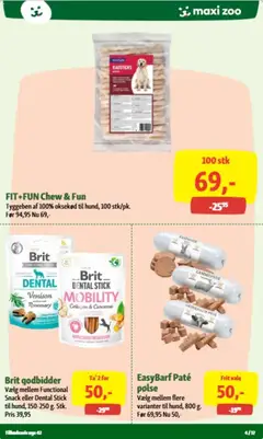 Maxi Zoo - Tilbudsavis uge 42 gyldig fra 14/10/2026 | Side: 4 | Produkter: Paté, Oksekød, Collagen