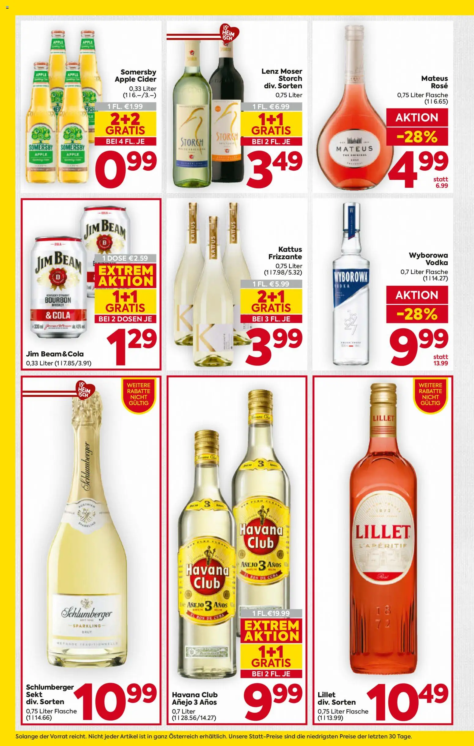 Billa - Kärnten gültig ab 03.06.2026 | Seite: 14 | Produkte: Whiskey, Apple, Bourbon