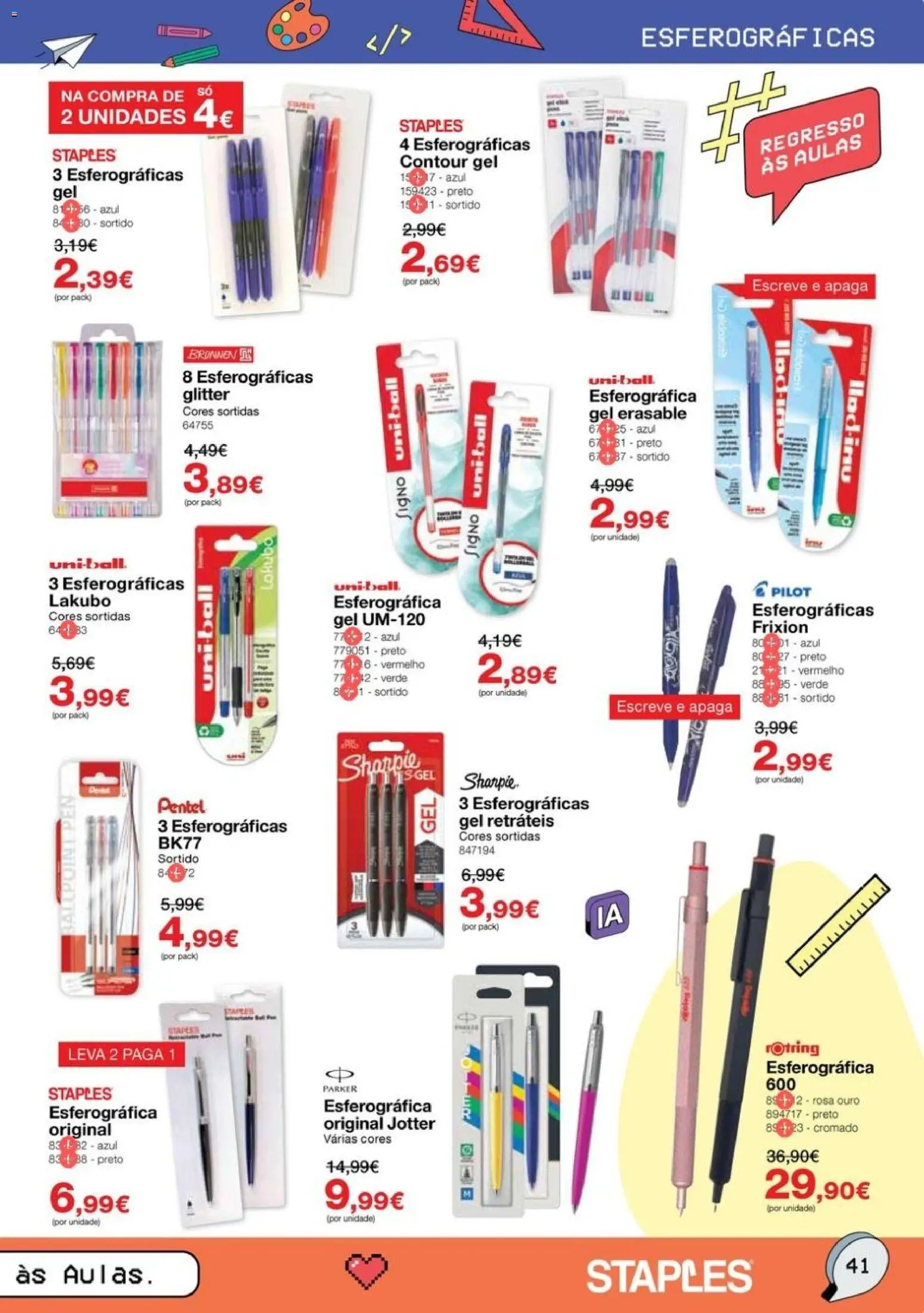 Staples Regresso às Aulas 2026 │ válido de 17/08/2026 | Página: 41