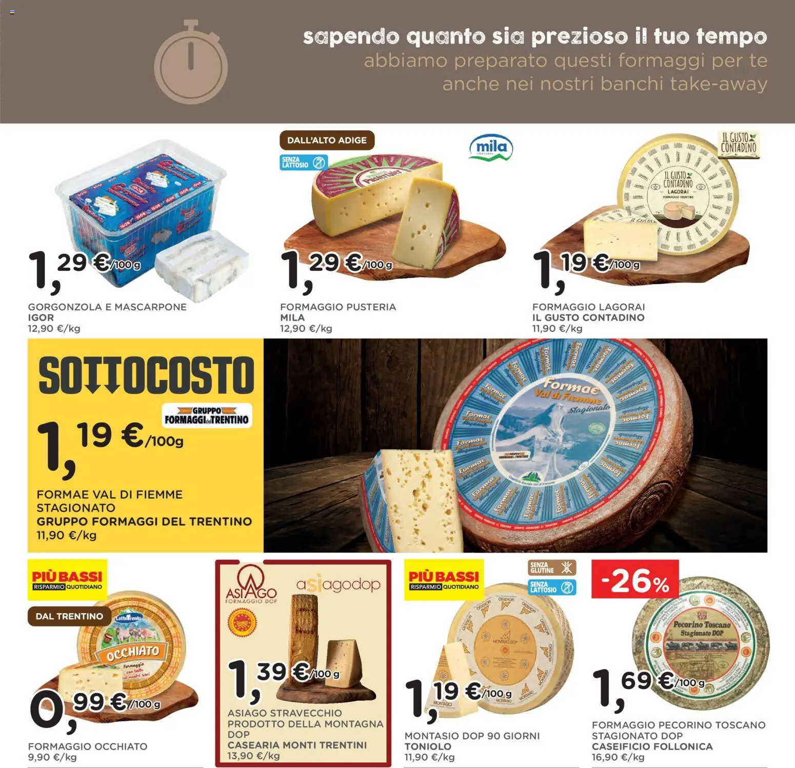Volantino Poli del 22.04.2026 | Pagina: 5 | Prodotti: Formaggio, Mascarpone, Gorgonzola, Pecorino