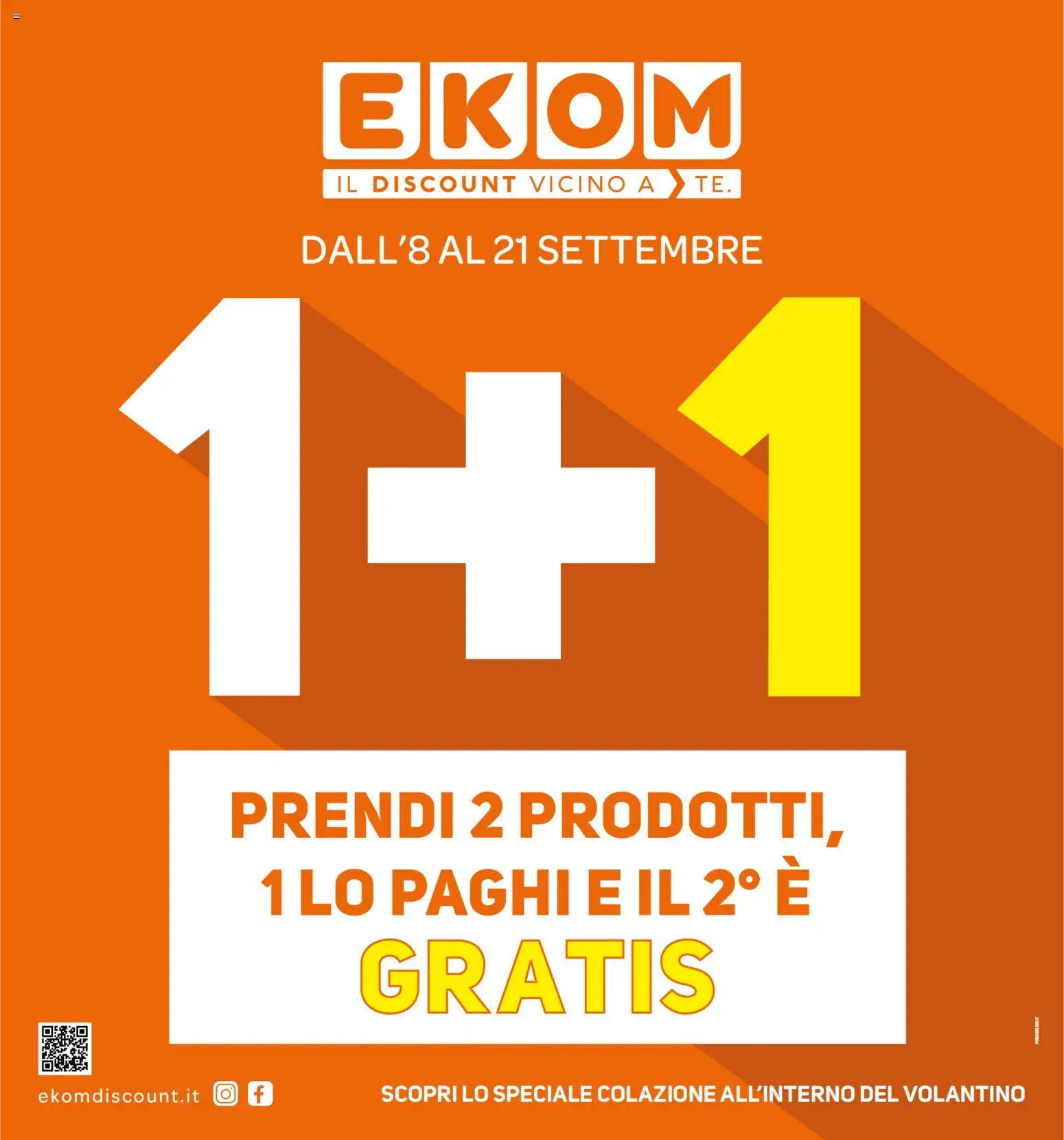 Volantino Ekom del 08/09/2026 | Pagina: 1