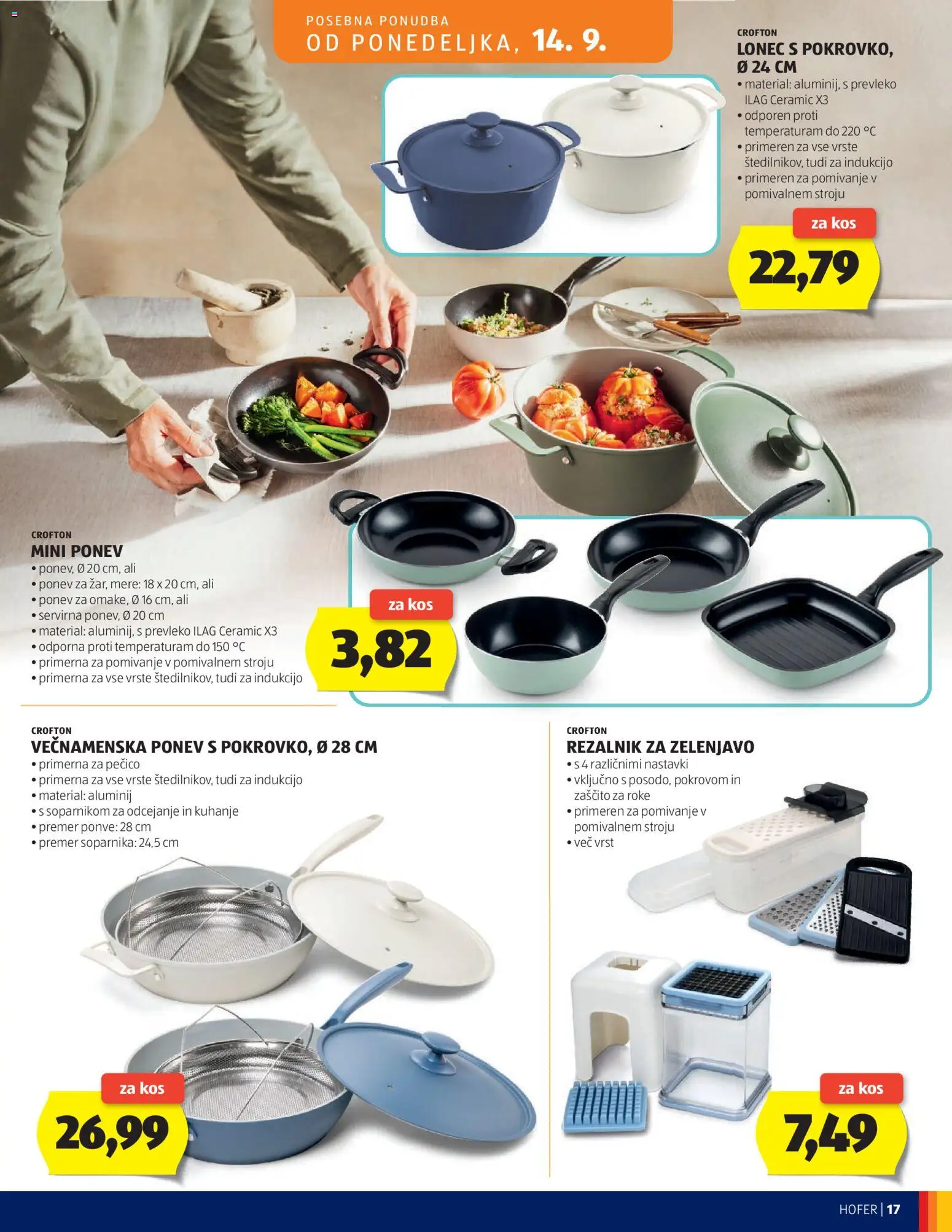 Hofer SI katalog | vrijedi od 09.09.2026 | Stranica: 17