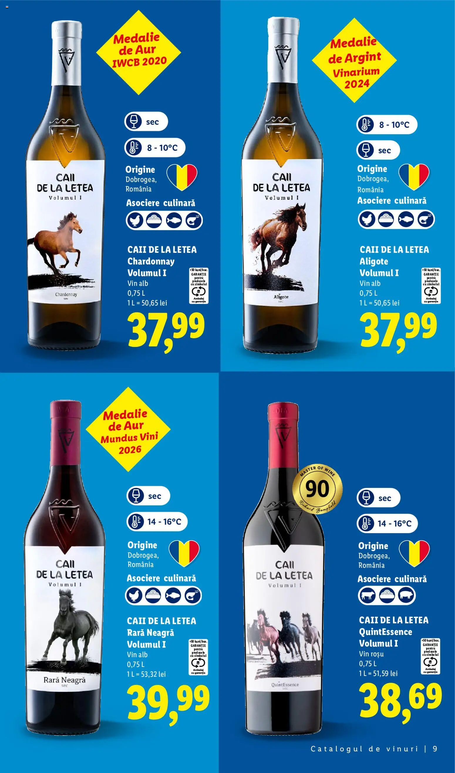 Noul catalog Lidl – valabil de la 28.09.2026 | Pagină: 9 | Produse: Vin rosu, Vin alb, Vin
