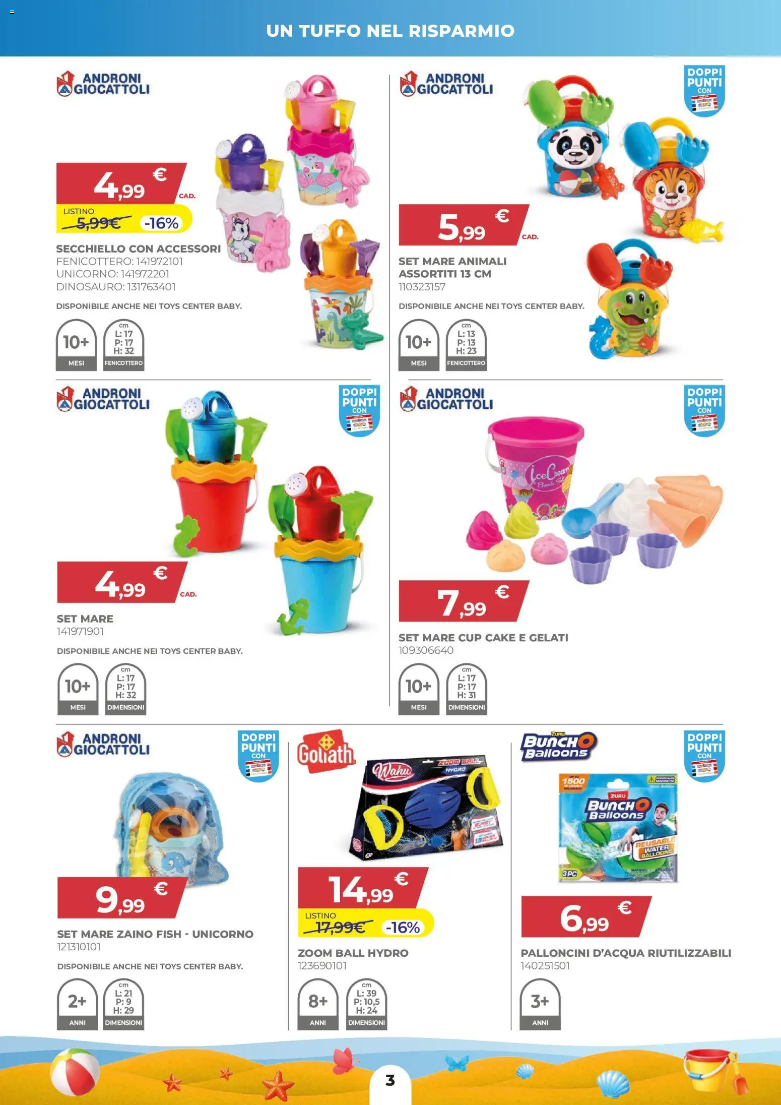 Volantino Toys Center del 28.05.2026 | Pagina: 3 | Prodotti: Zaino, PC