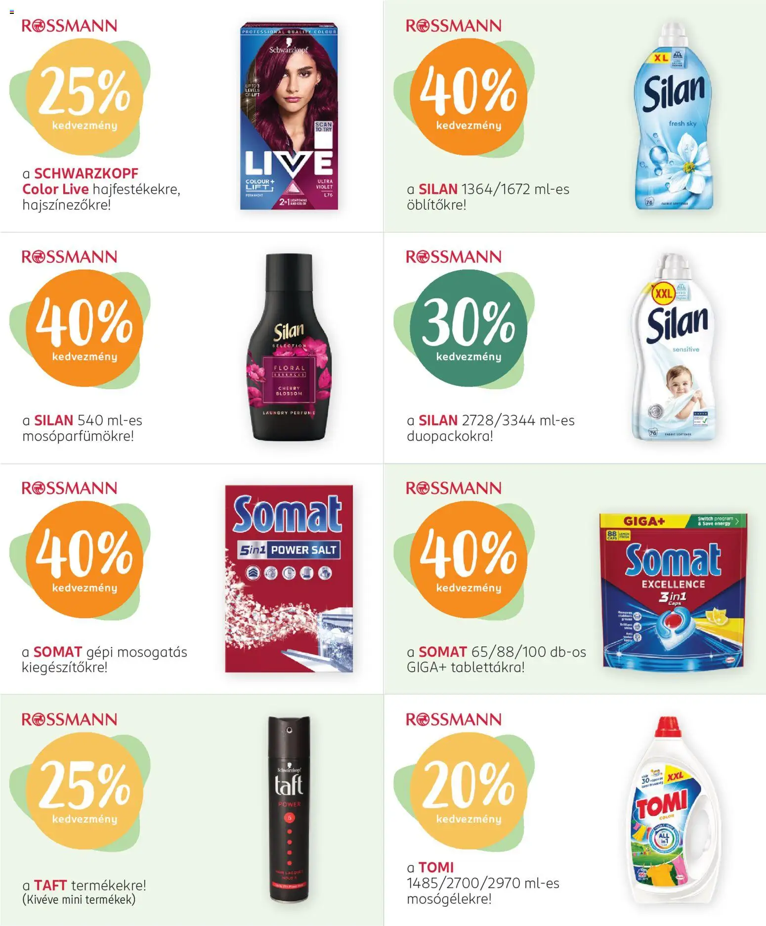 Rossmann akciós ujság - amely érvényes a következő dátumtól: 2026.08.10. | Oldal: 4 | Termékek: Somat