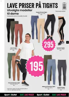 Forhåndsvisning av Sport Outlet kundeavis gyldig fra 15/09/2026 | Side: 3 | Produkter: Tights