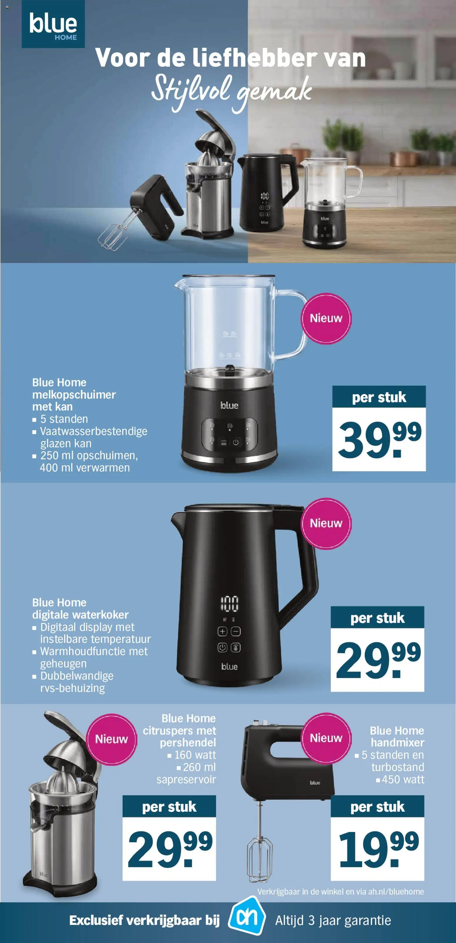 {H1} | Pagina: 38 | Producten: Kan, Melkopschuimer, Waterkoker, Mixer