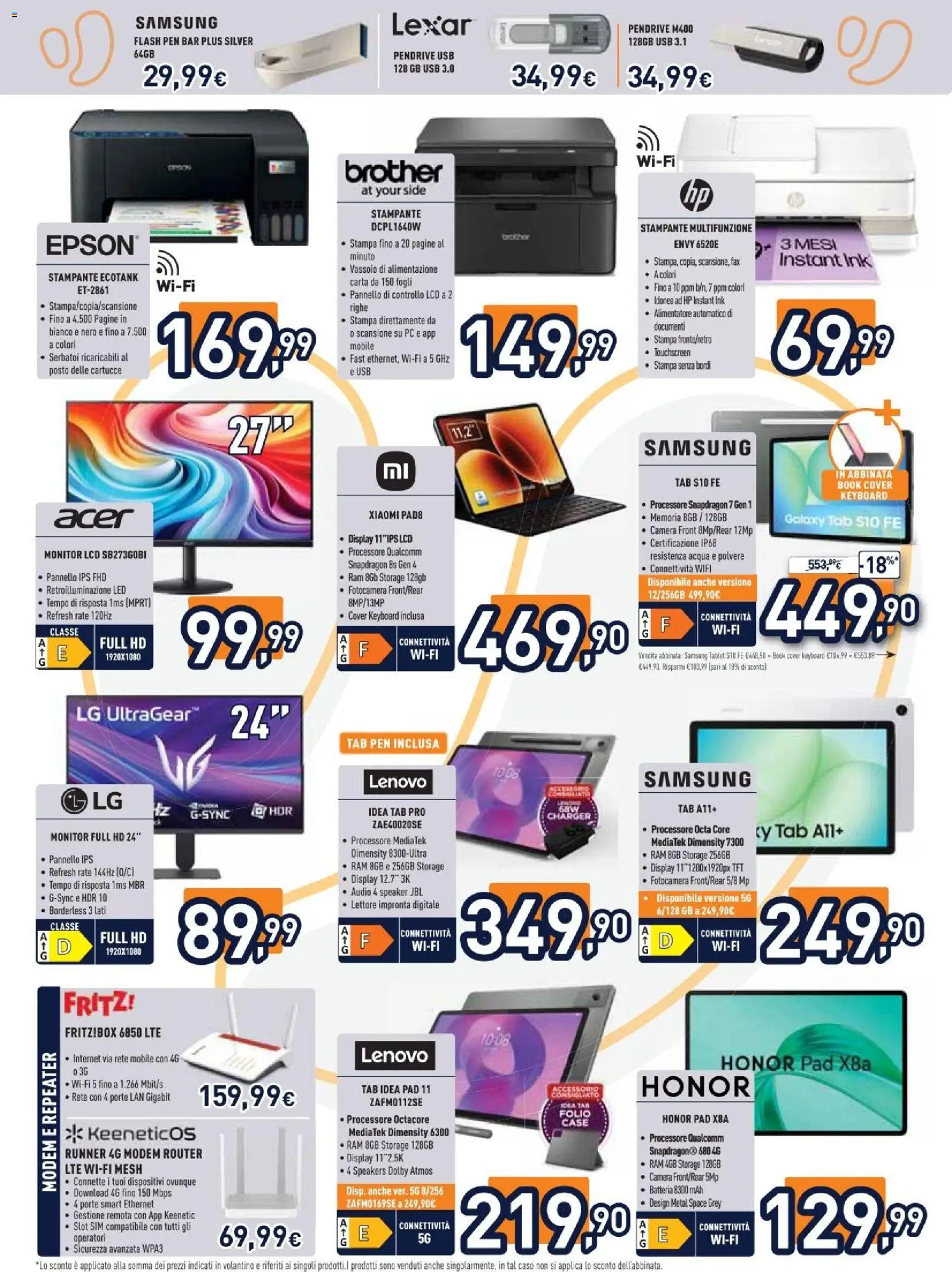 Volantino Unieuro del 29.05.2026 | Pagina: 16 | Prodotti: Xiaomi, Mobile, Stampante, Speaker